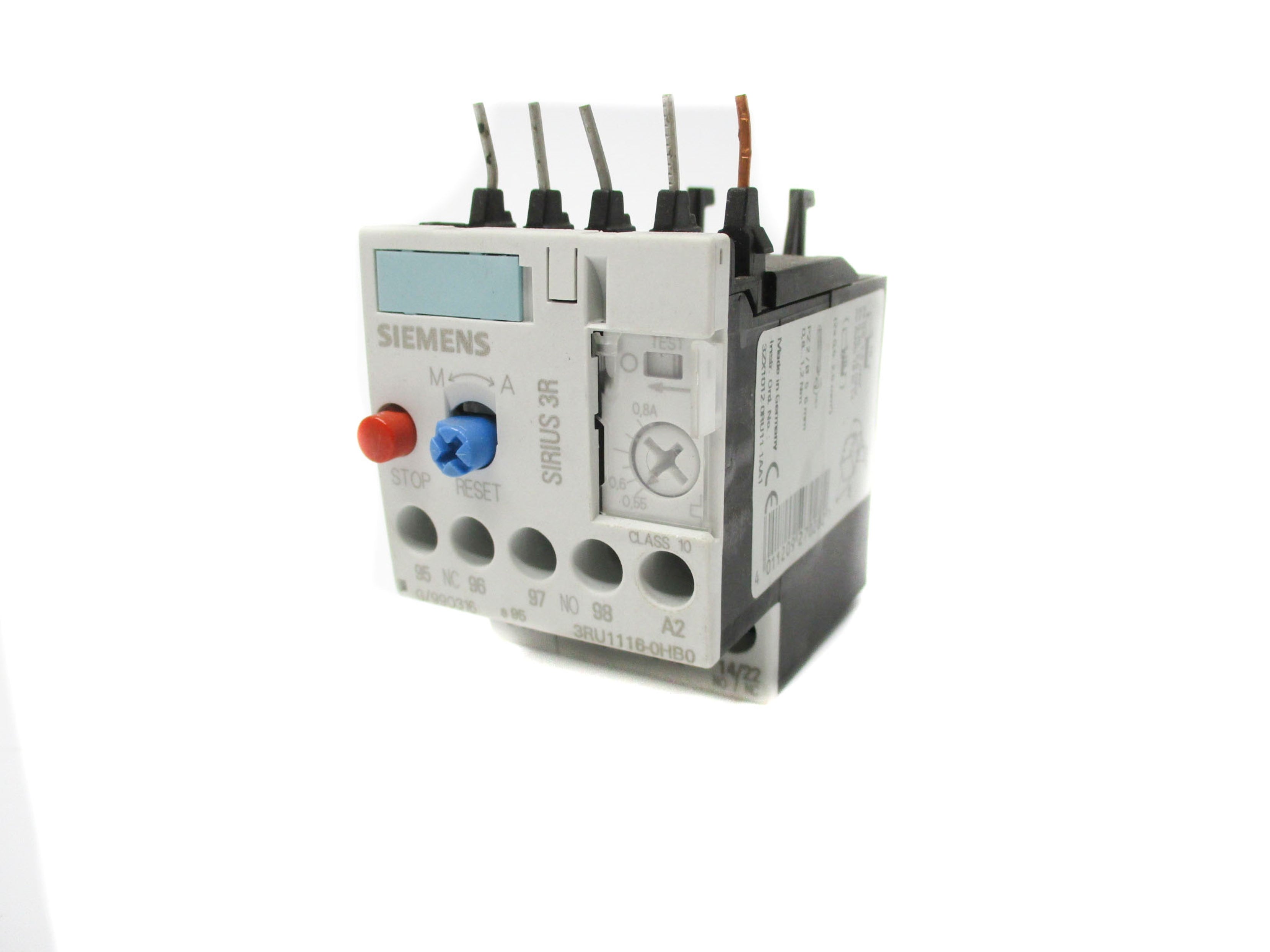 SIEMENS 3RU1116-0HB0 0.55A-0.8A NSNP