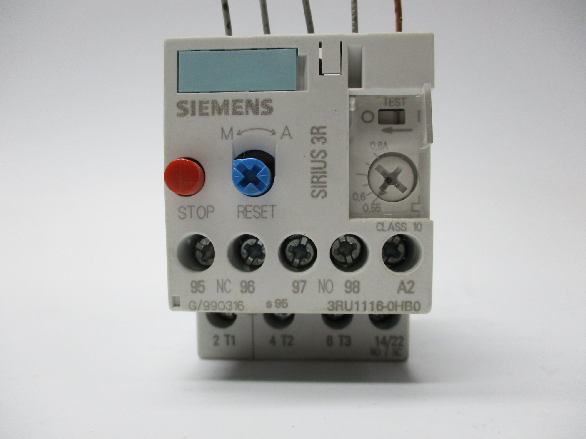 SIEMENS 3RU1116-0HB0 0.55A-0.8A NSNP