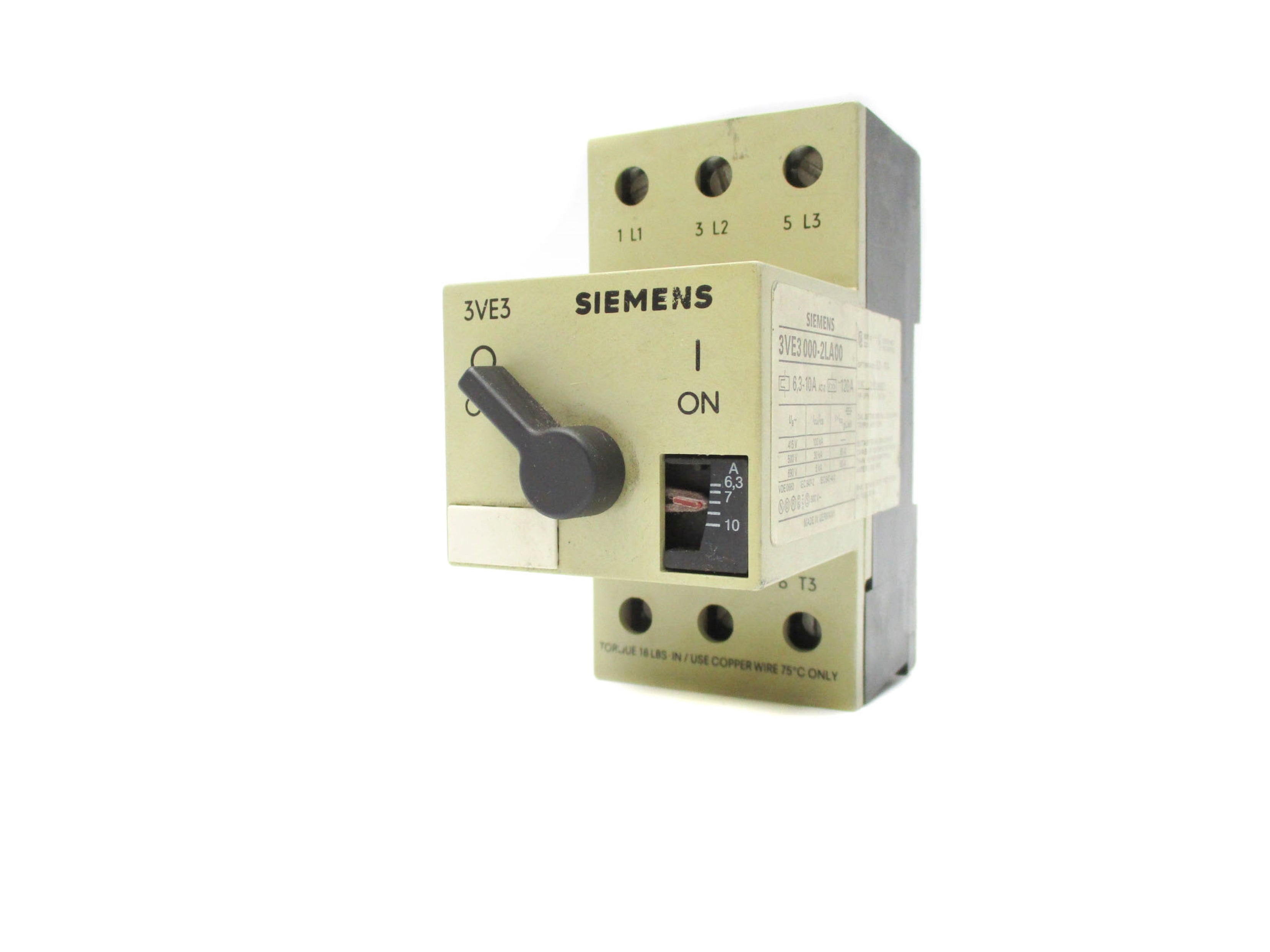 SIEMENS 3VE3000-2LA00 UNMP