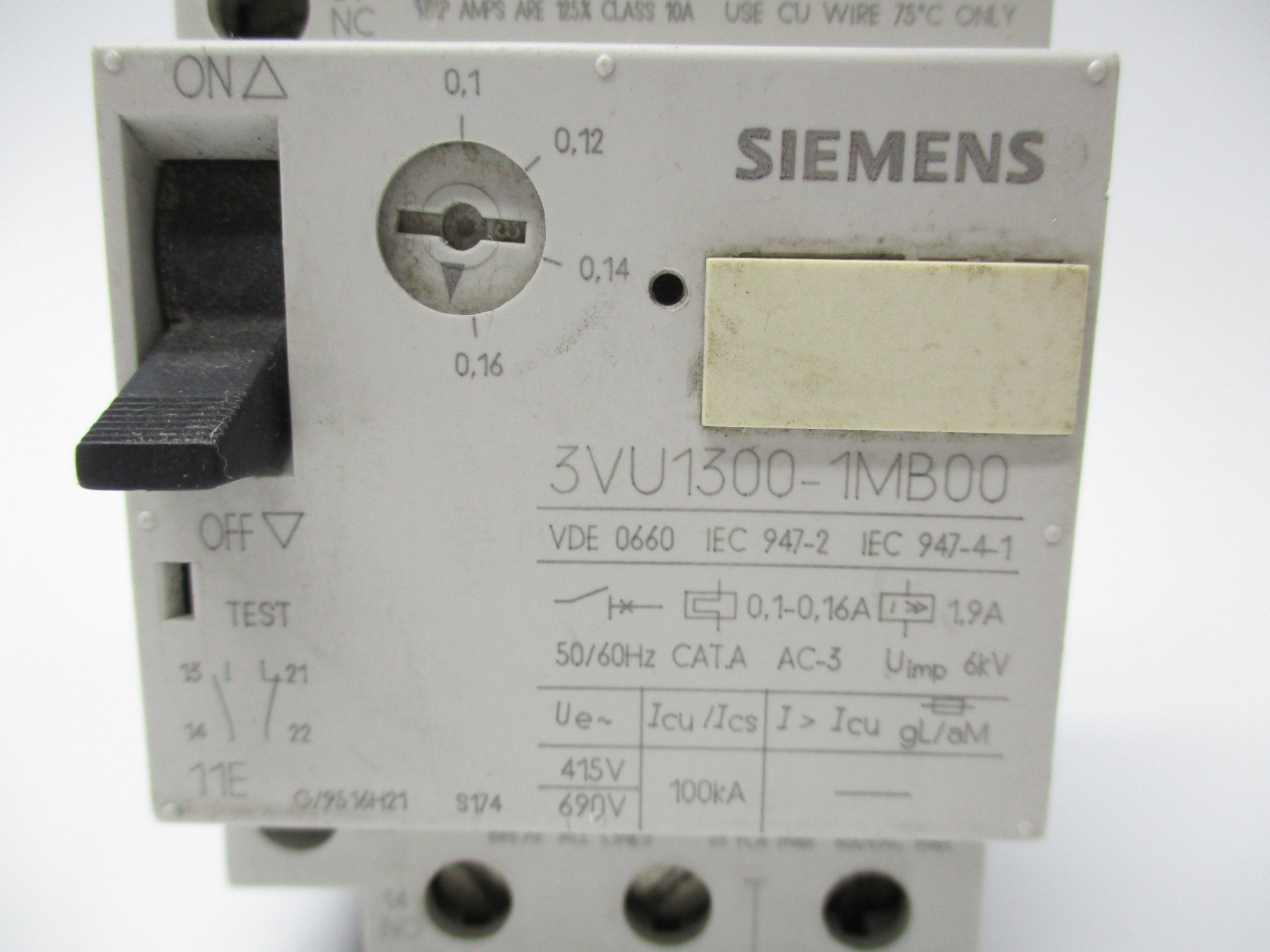 SIEMENS 3VU1300-1MB00 UNMP