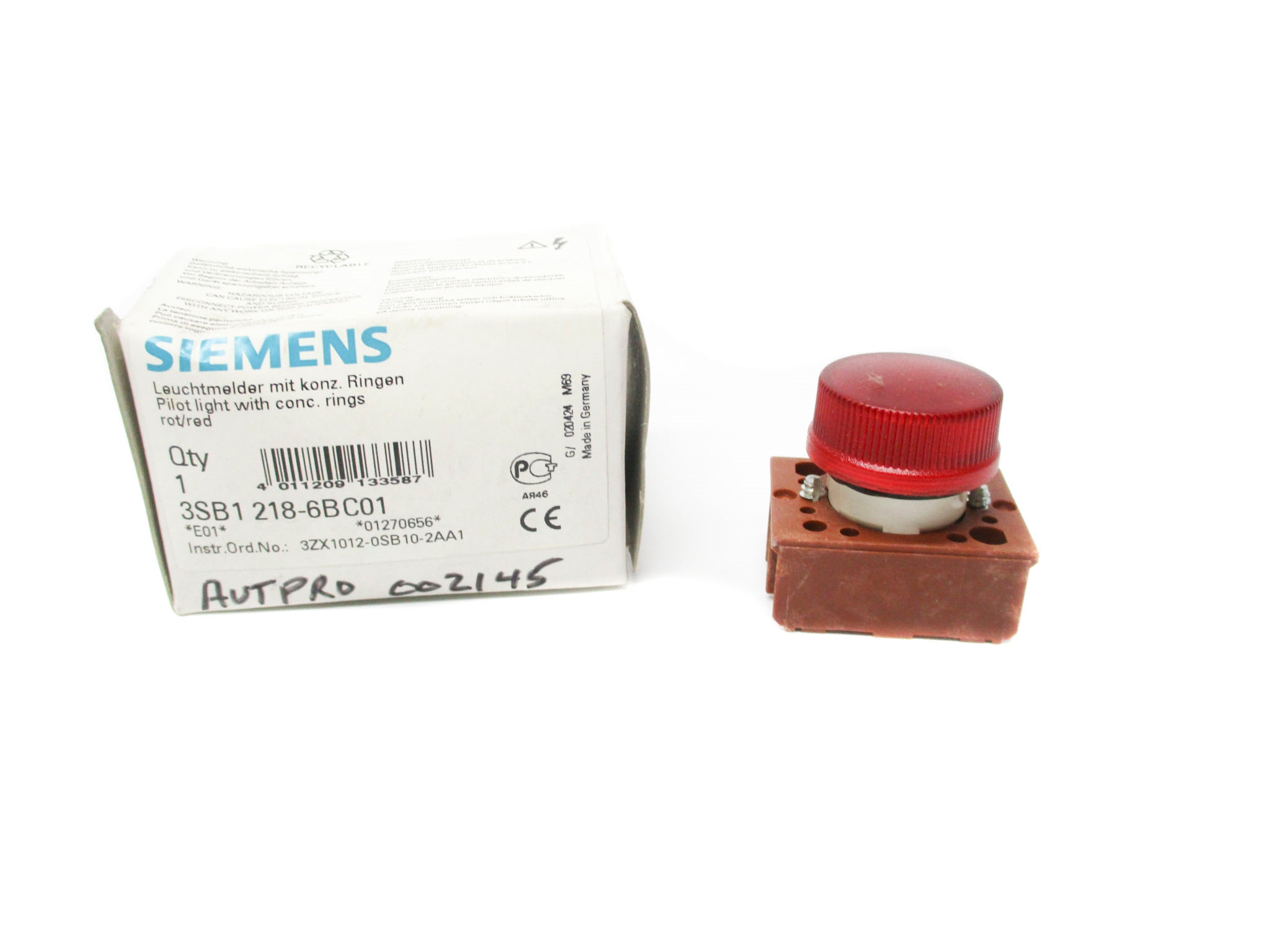 SIEMENS 3SB1218-6BC01 NSMP