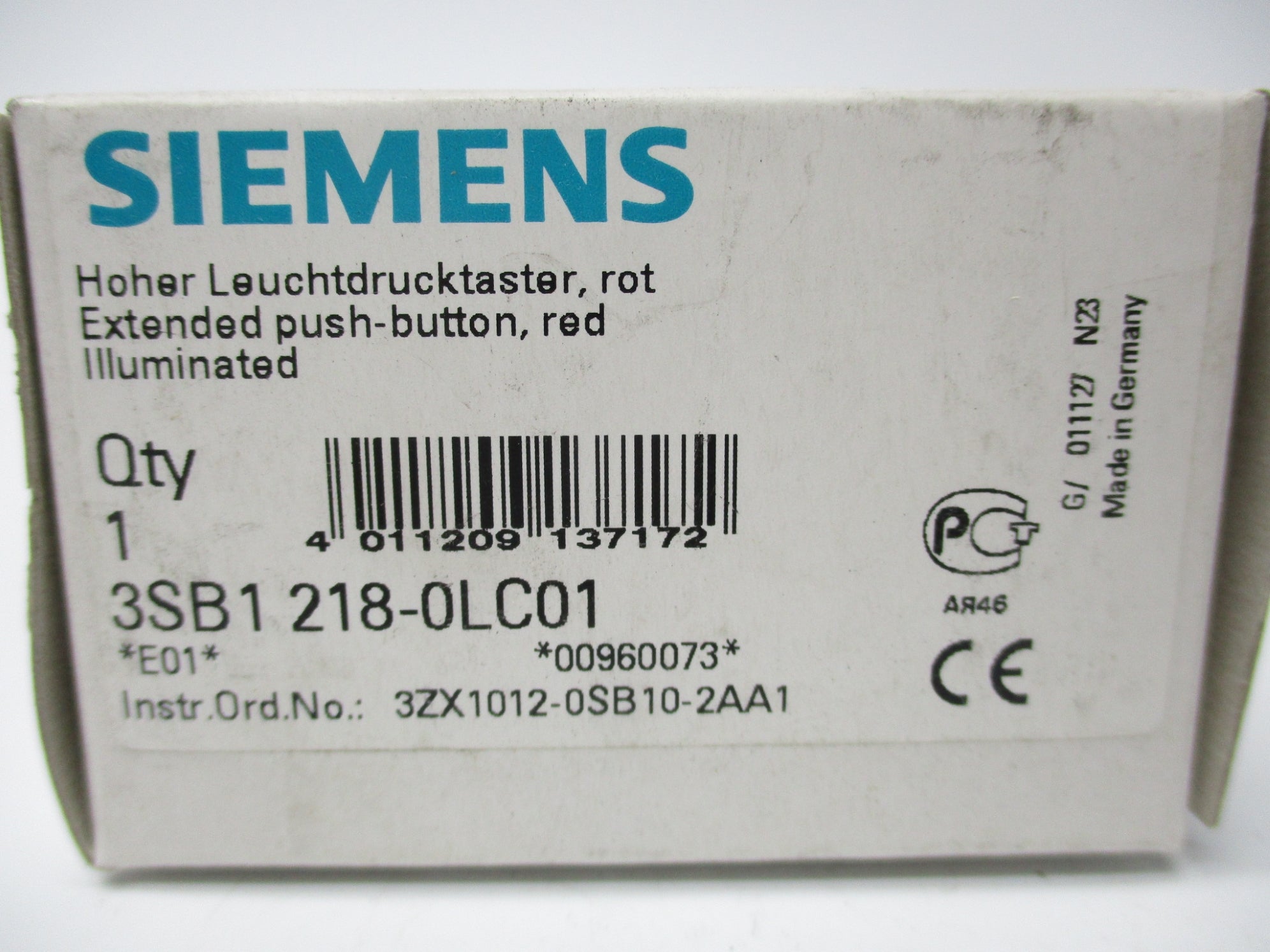 SIEMENS 3SB1218-0LC01 NSMP
