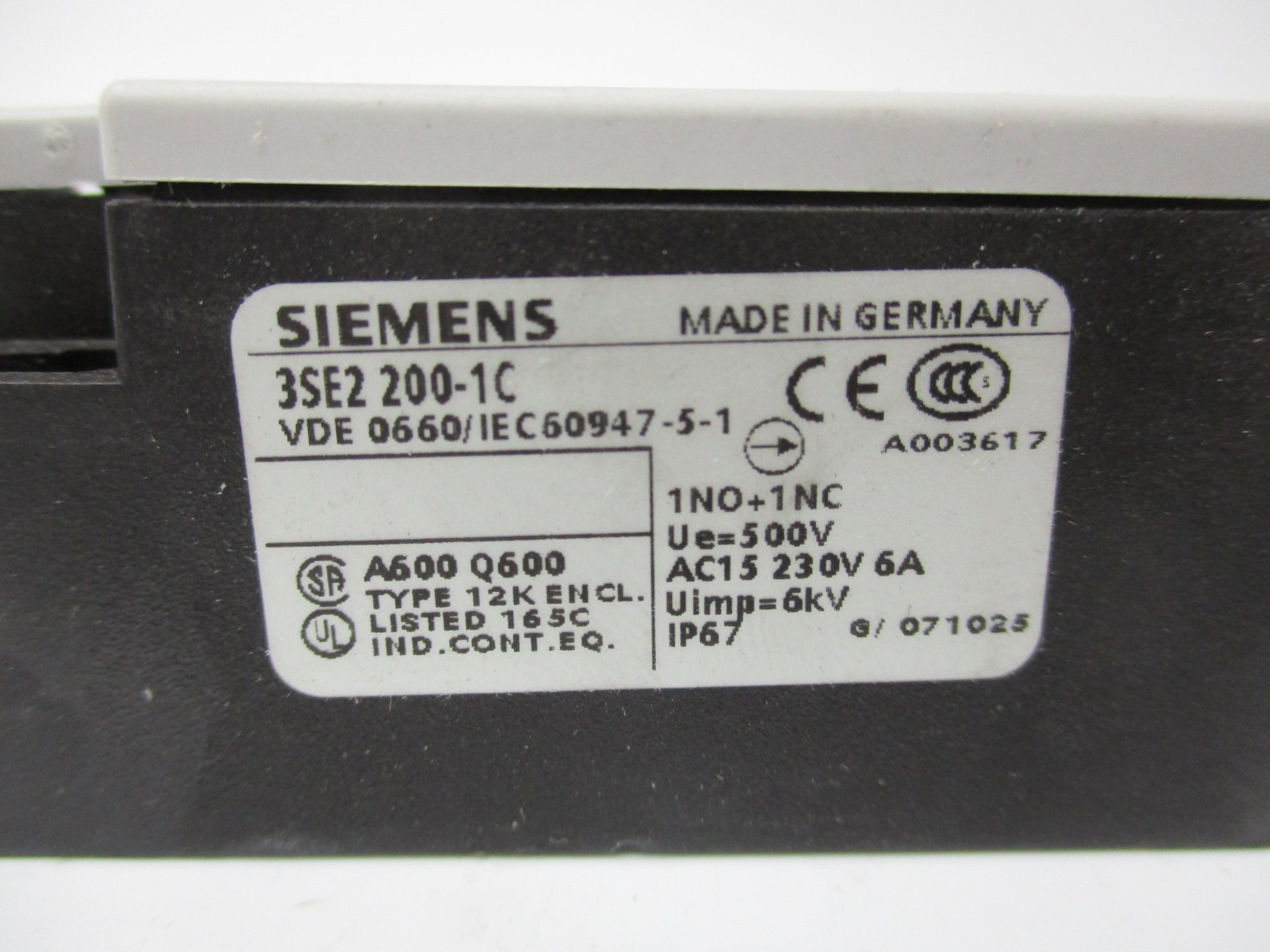 SIEMENS 3SE2200-1C NSMP