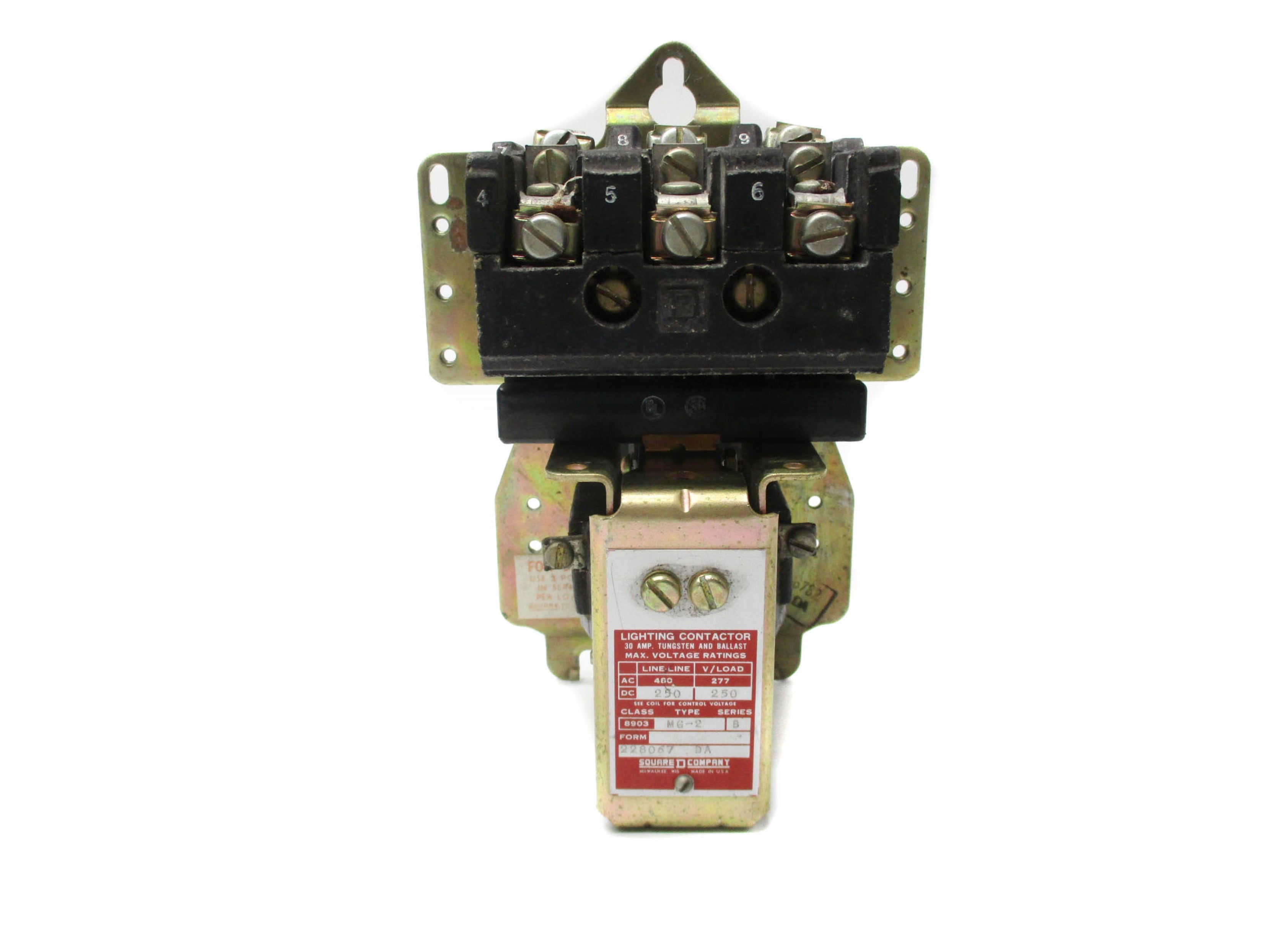 SQUARE D 8909MG-2 277V UNMP