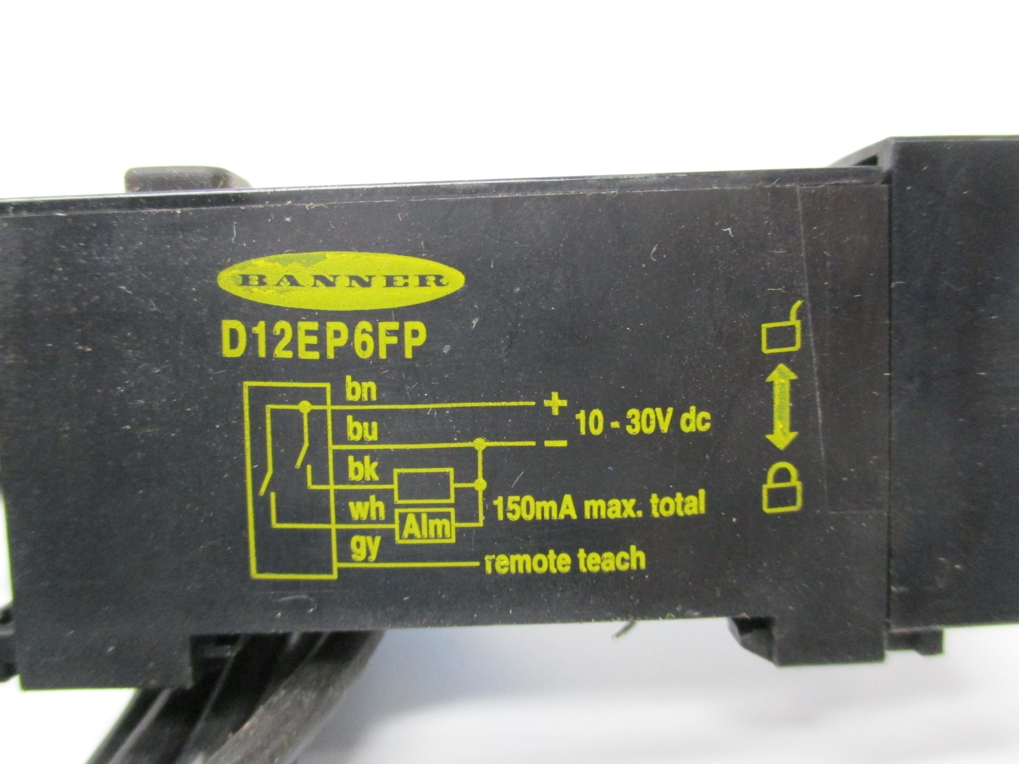 BANNER ENGINEERING D12EP6FP 10-30VDC NSNP