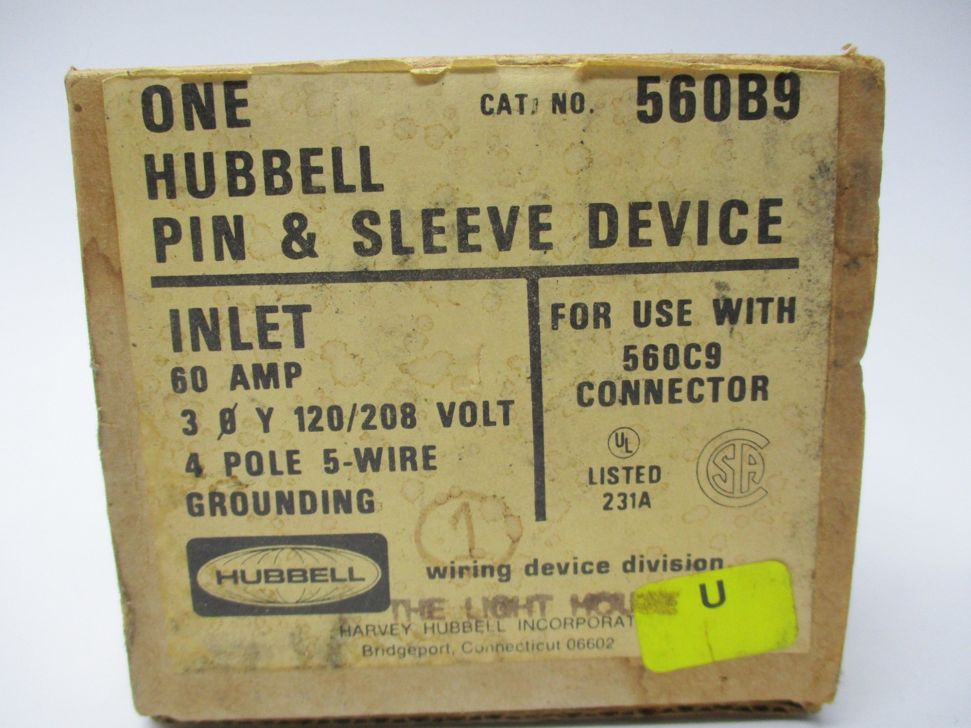 HUBBELL 560B9 NSMP