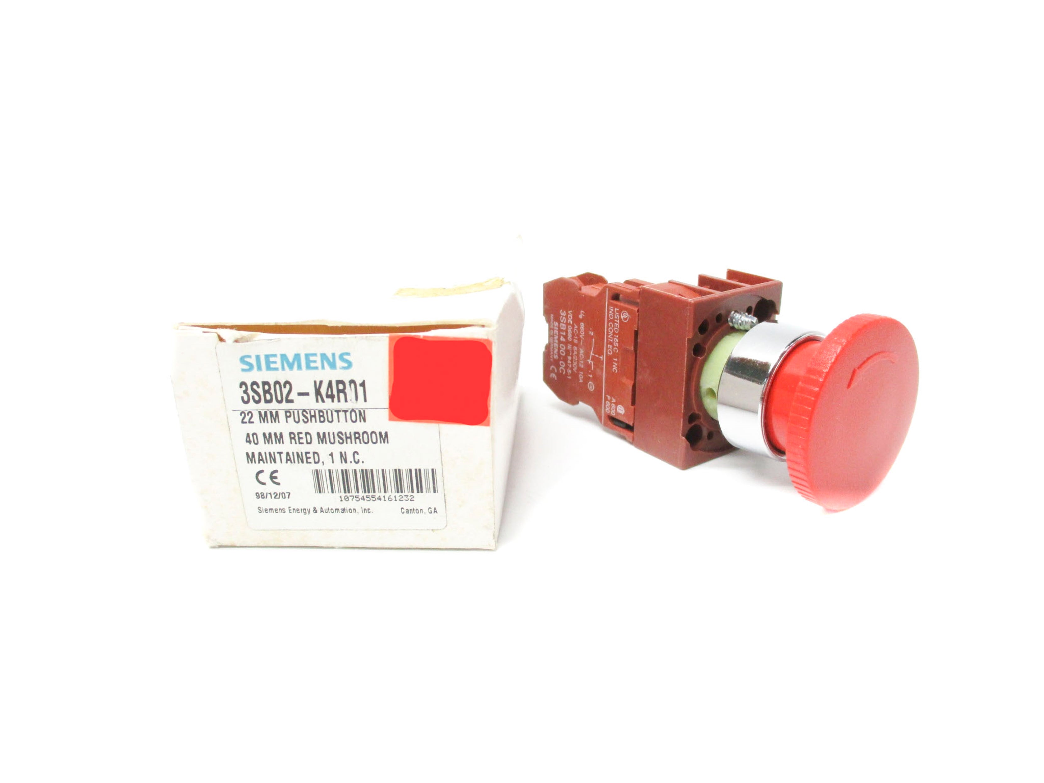 SIEMENS 3SB02-K4R01 NSMP