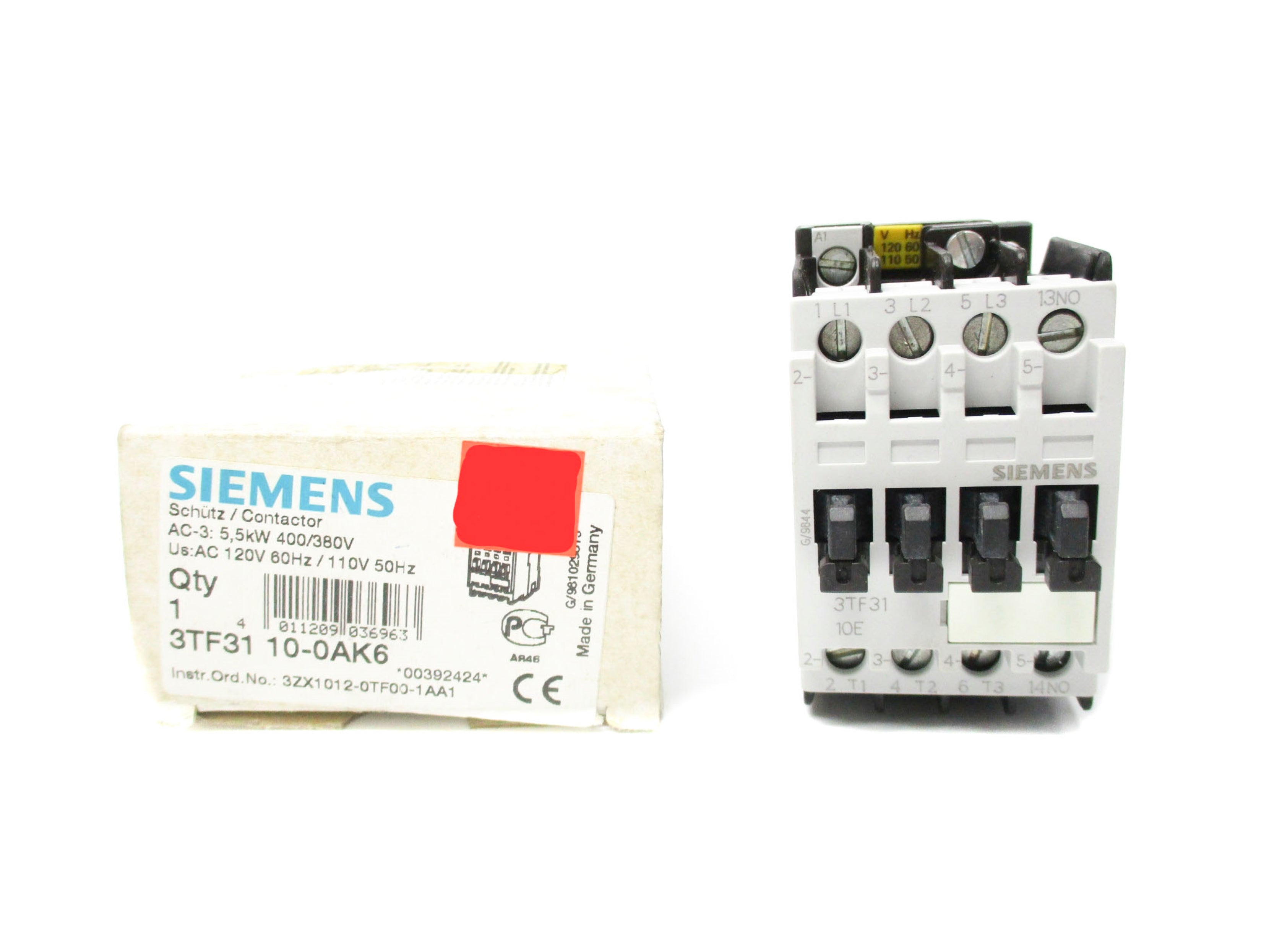 SIEMENS 3TF3110-0AK6 110V NSMP