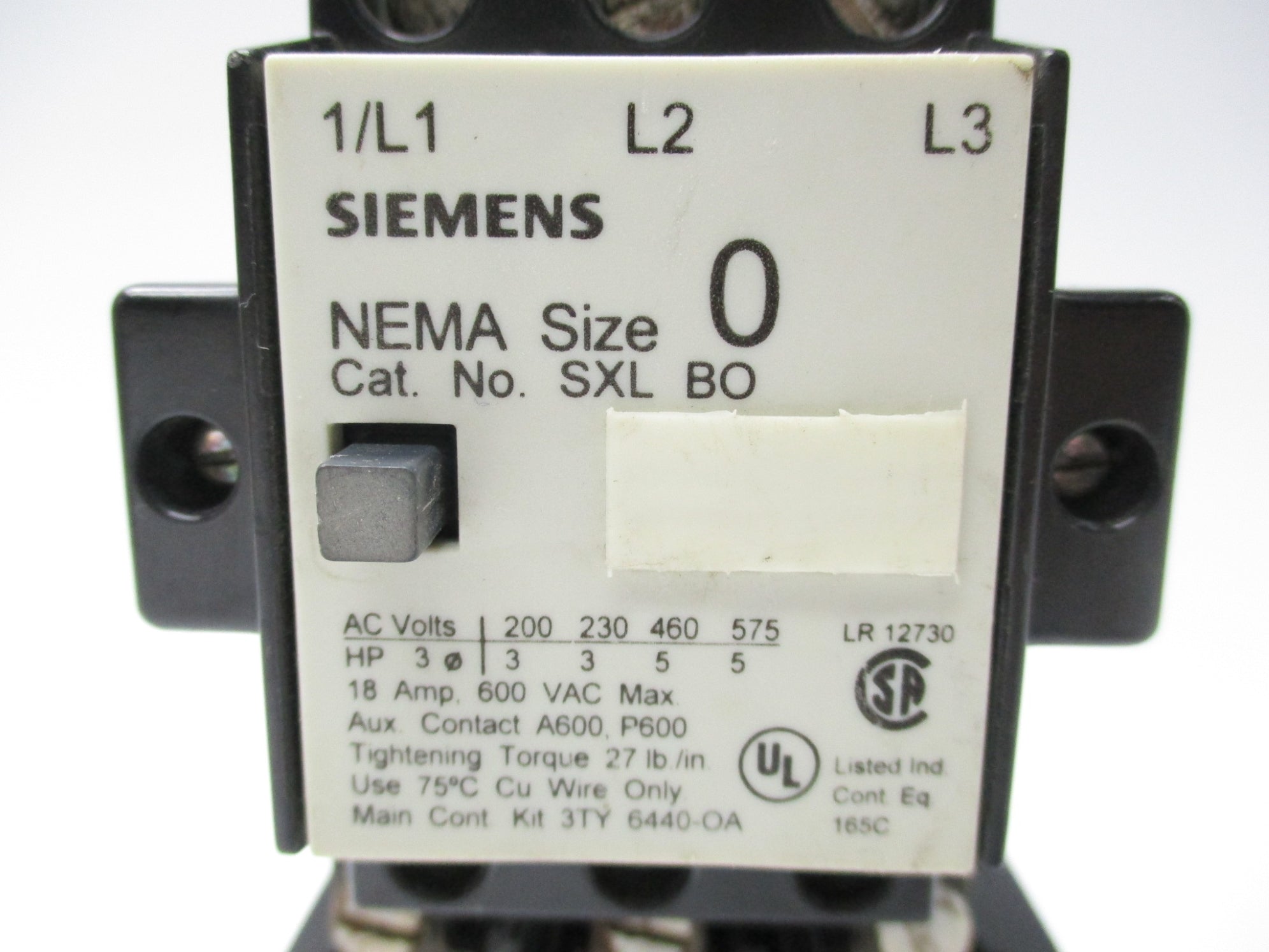 SIEMENS SXLBO UNMP