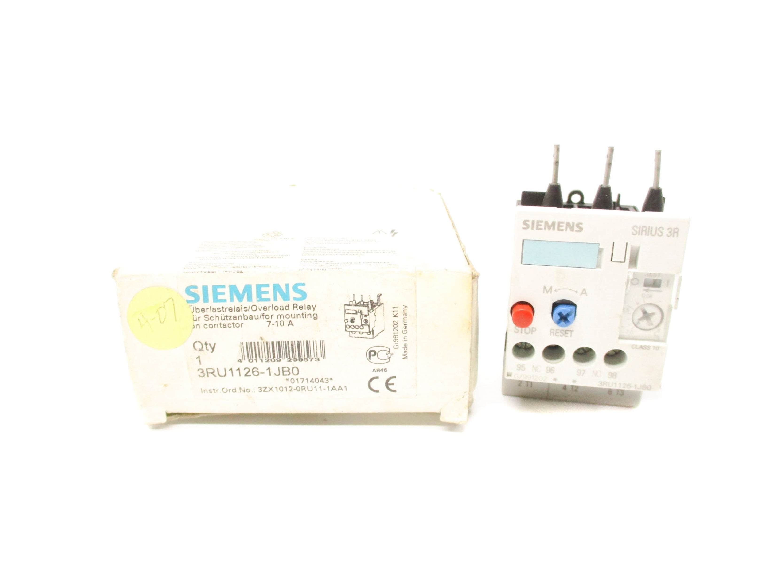 SIEMENS 3RU1126-1JB0 690V NSMP