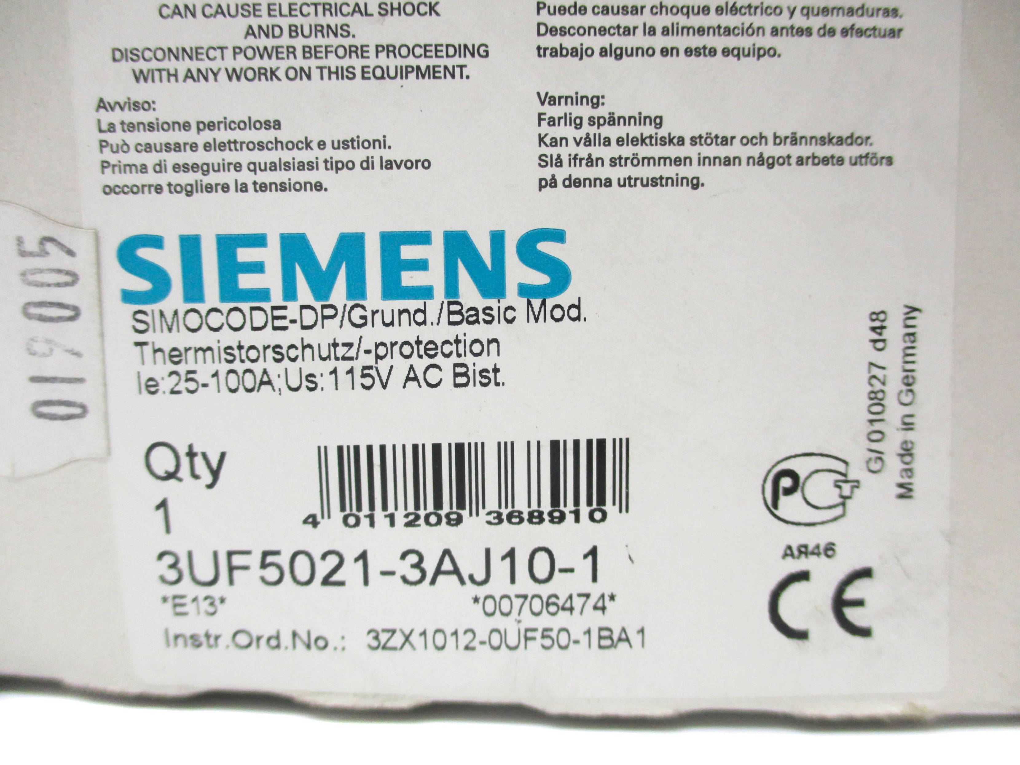 SIEMENS 3UF5021-3AJ10-1 NSMP