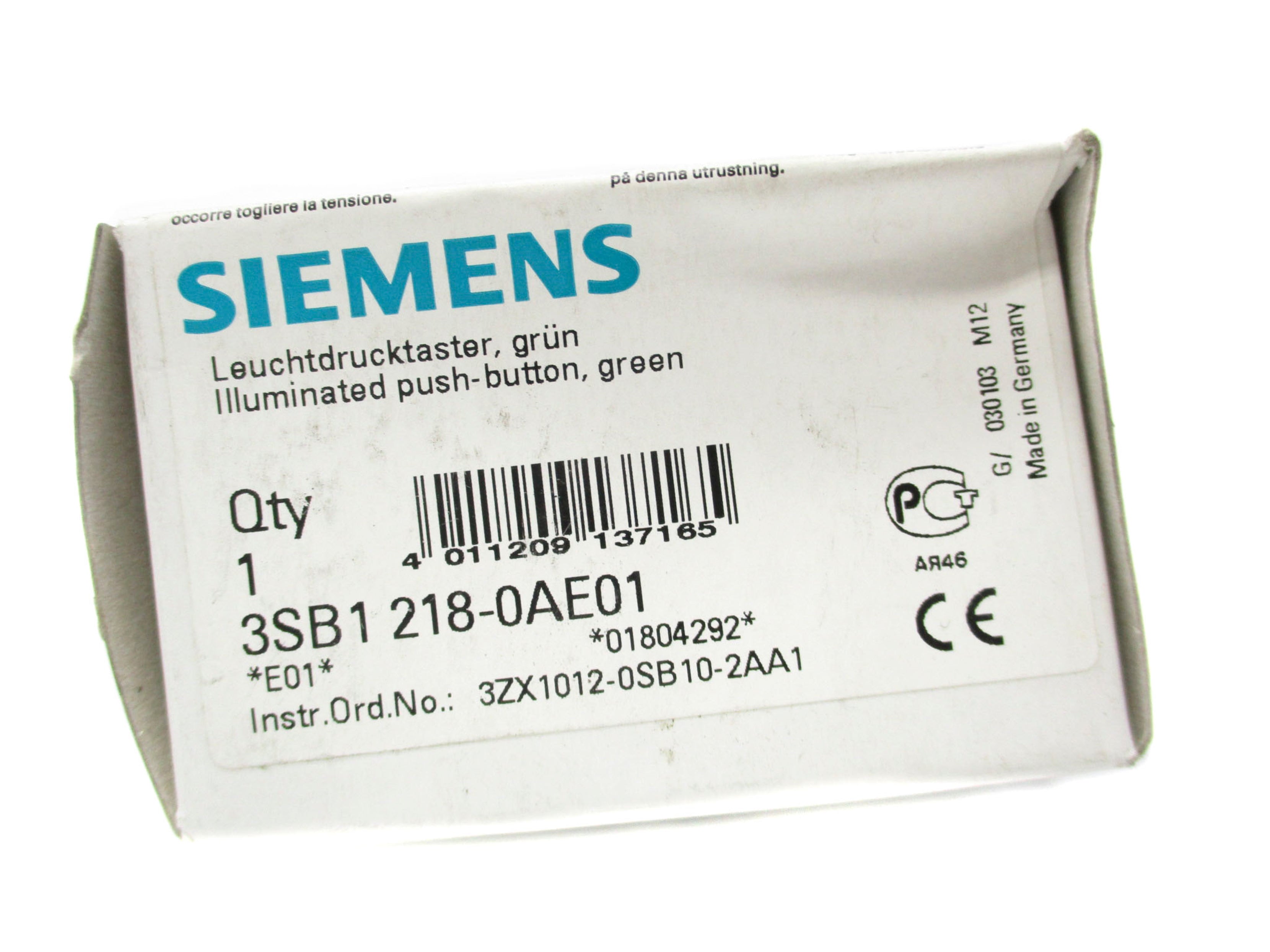 SIEMENS 3SB1218-0AE01 NSMP