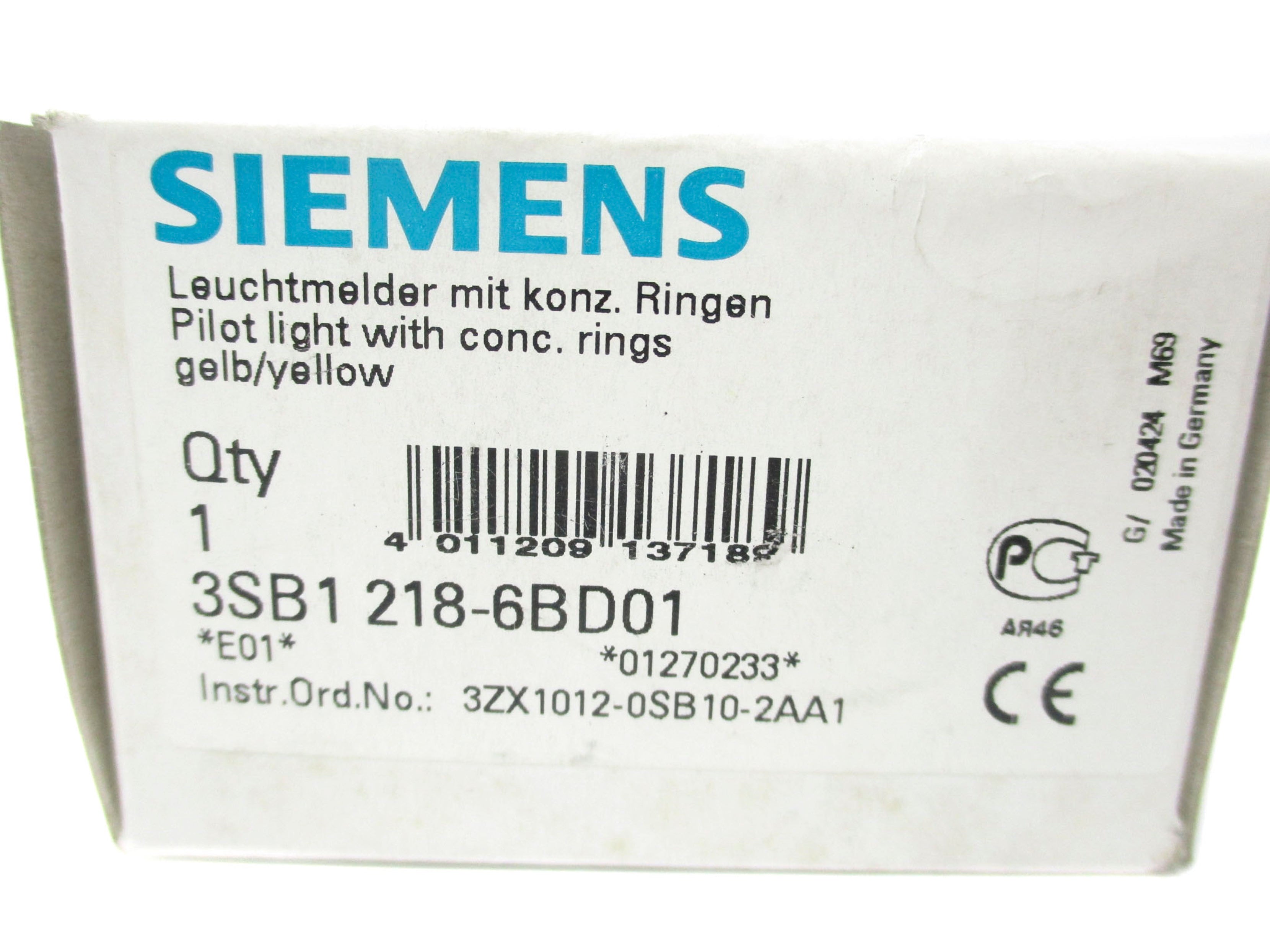 SIEMENS 3SB1218-6BD01 NSMP