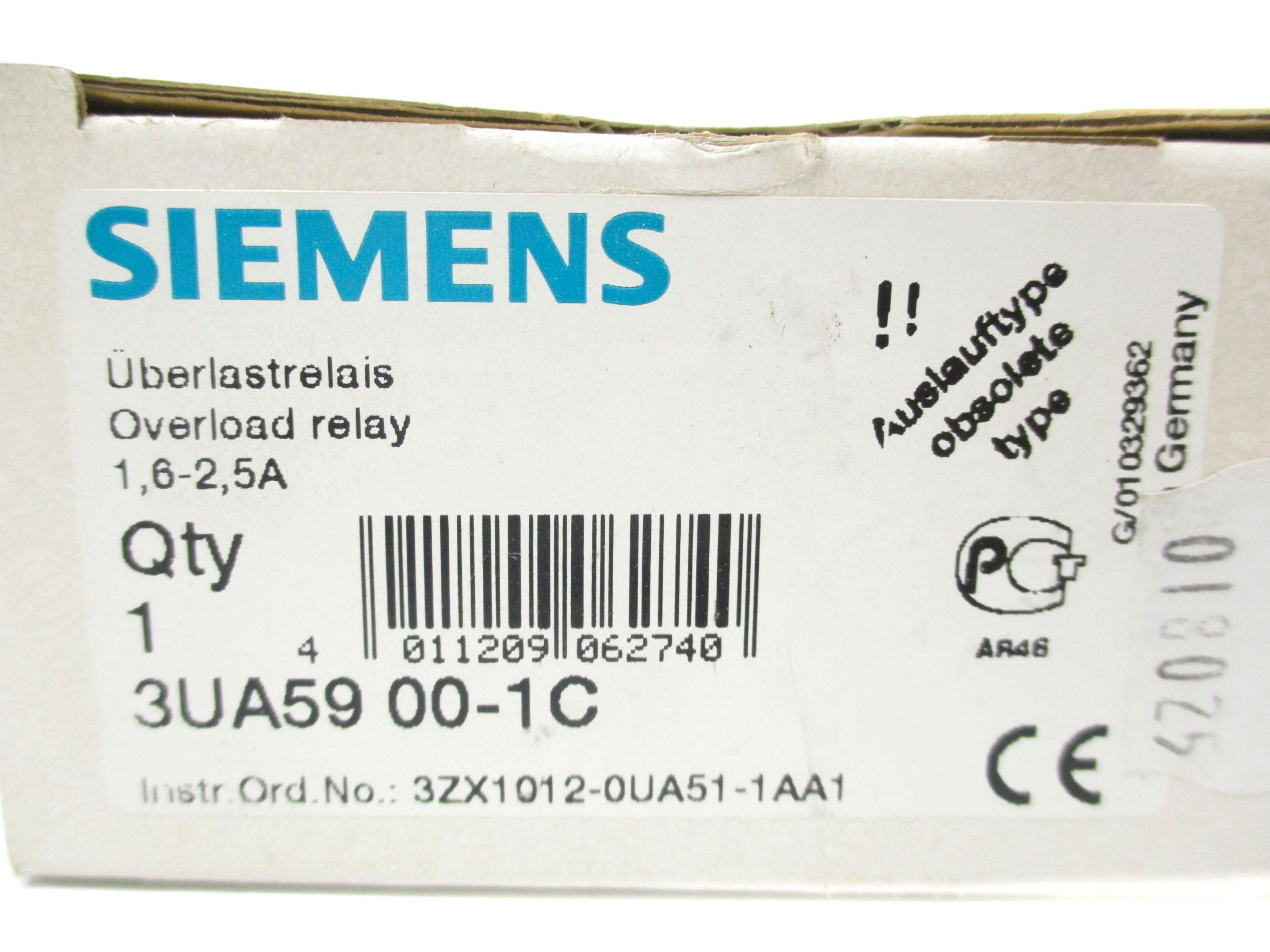 SIEMENS 3UA5900-1C 600VAC 10A  NSMP