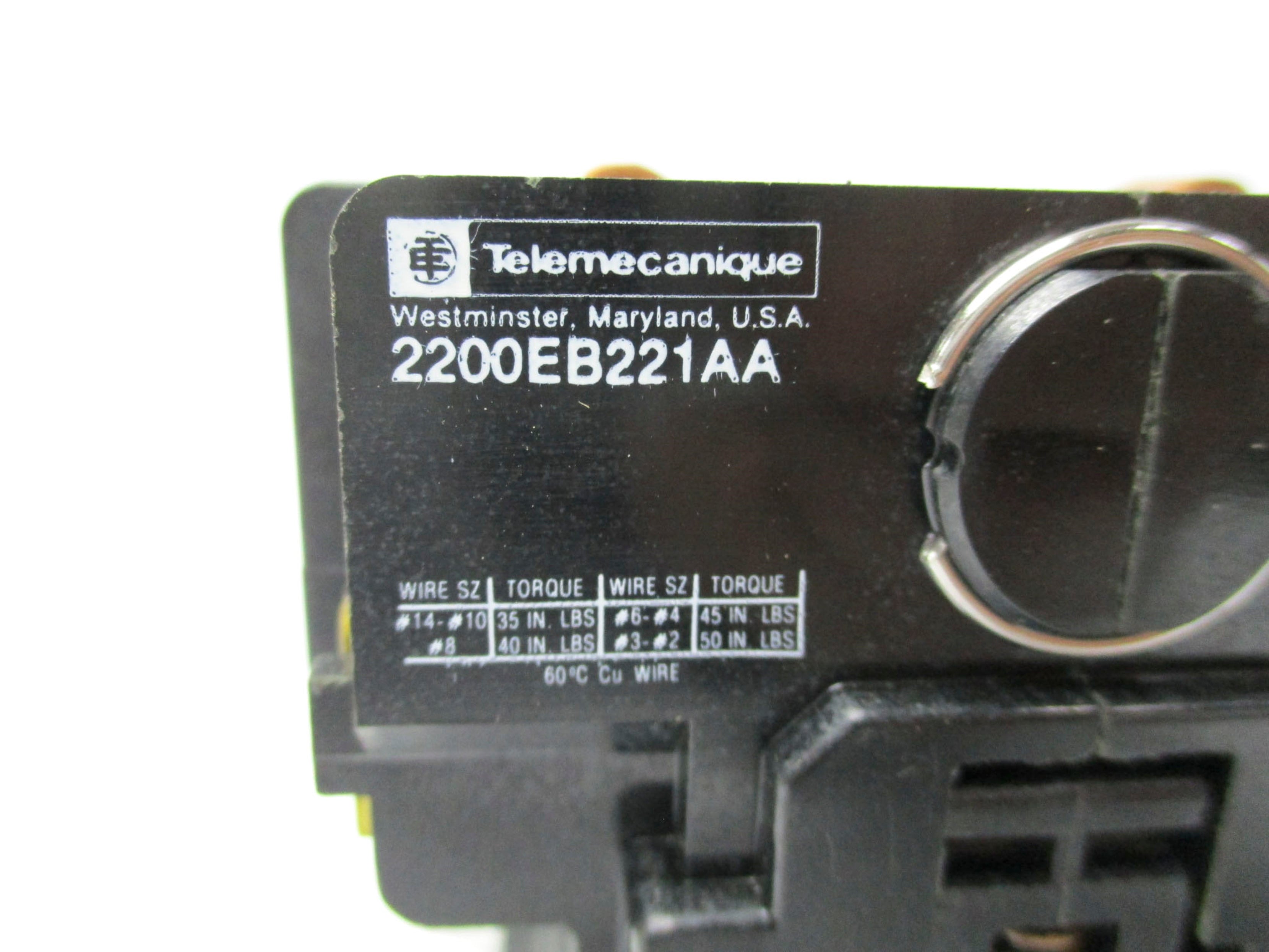 TELEMECANIQUE 2200EB221AA 110V NSMP