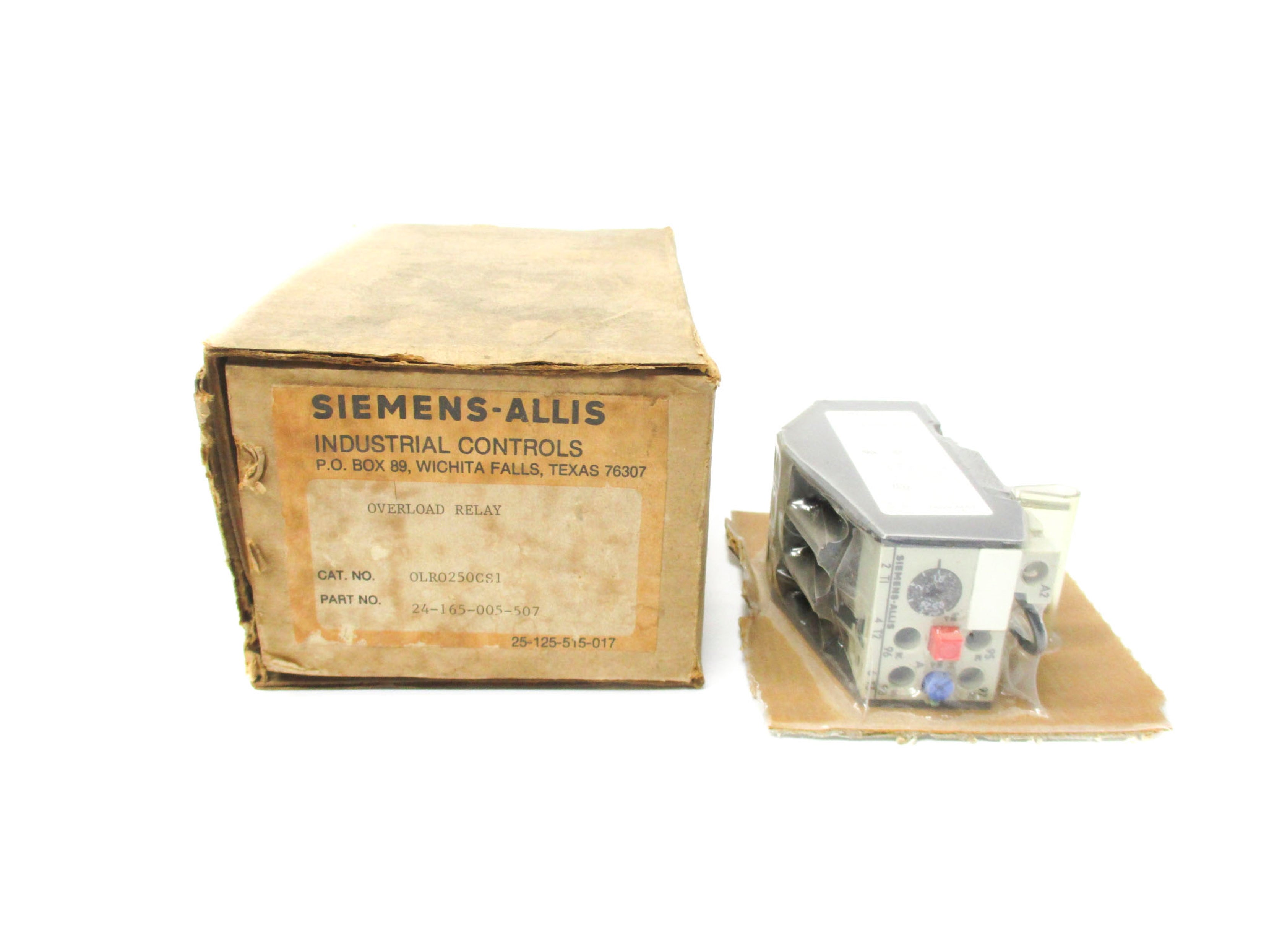 SIEMENS OLR02520CS1 600V 15A NSMP