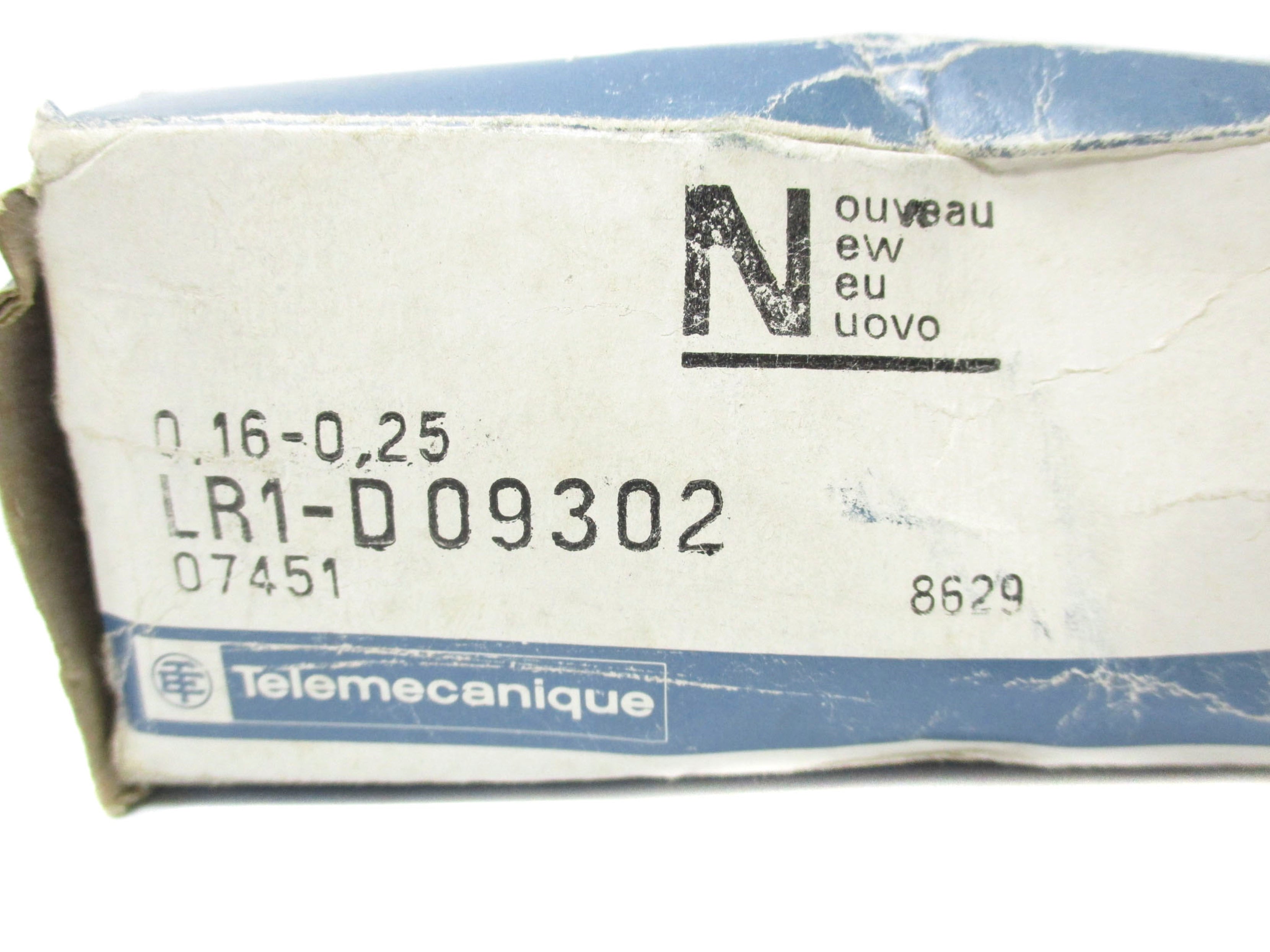 TELEMECANIQUE LR1-D09302 660V 10A NSMP