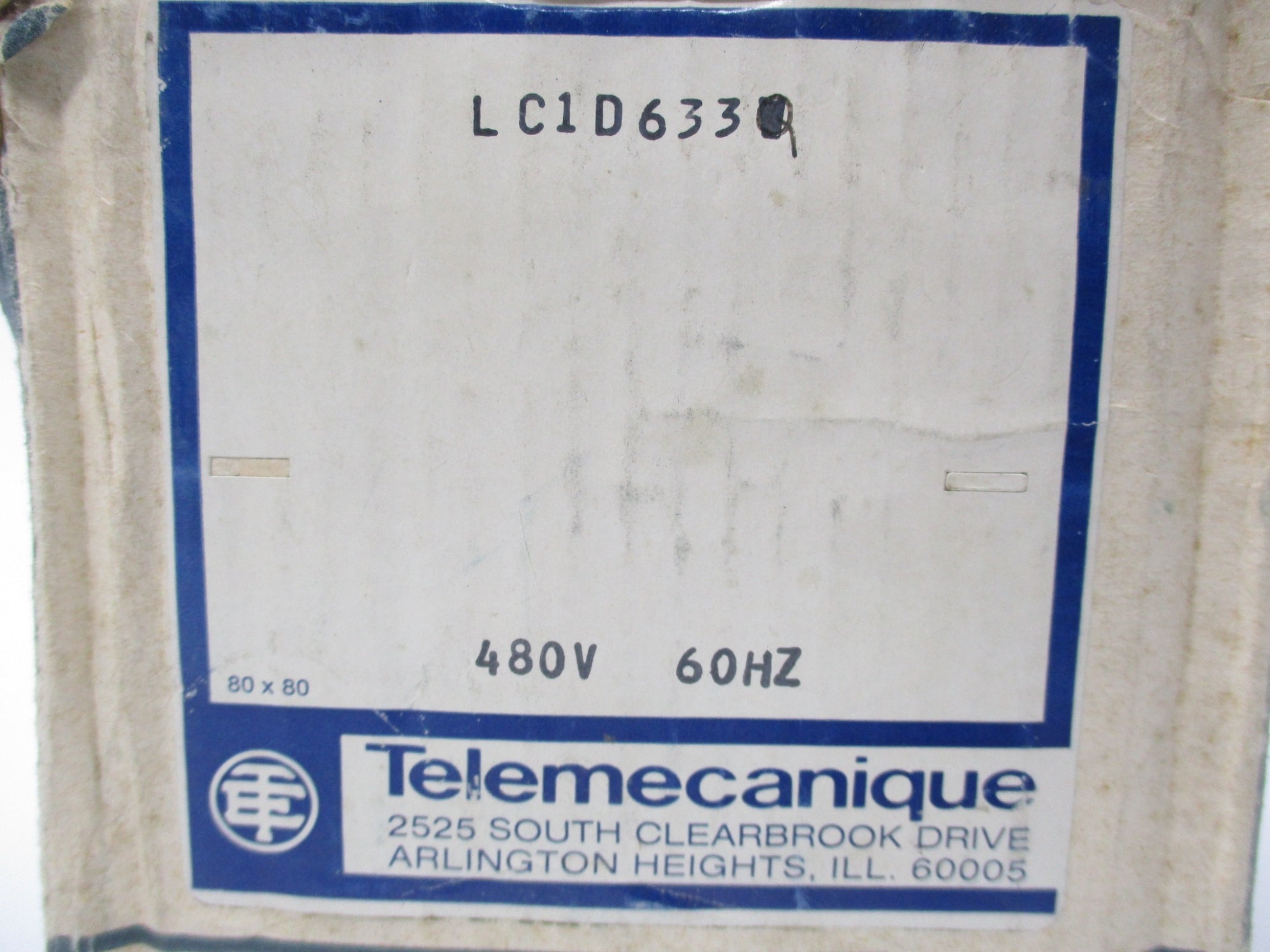 TELEMECANIQUE LC1-D633 480V NSMP