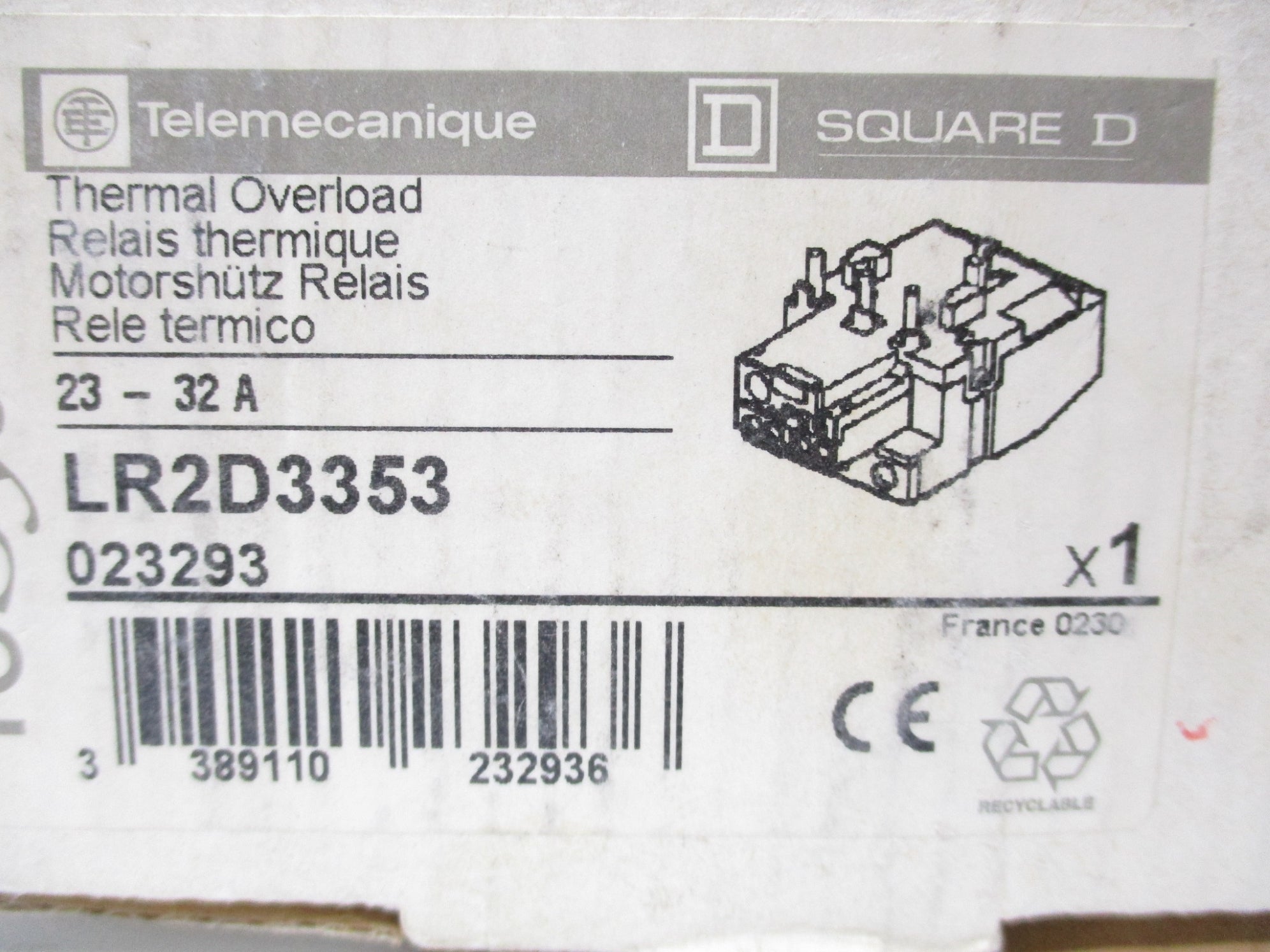 TELEMECANIQUE LR2D3353 NSMP