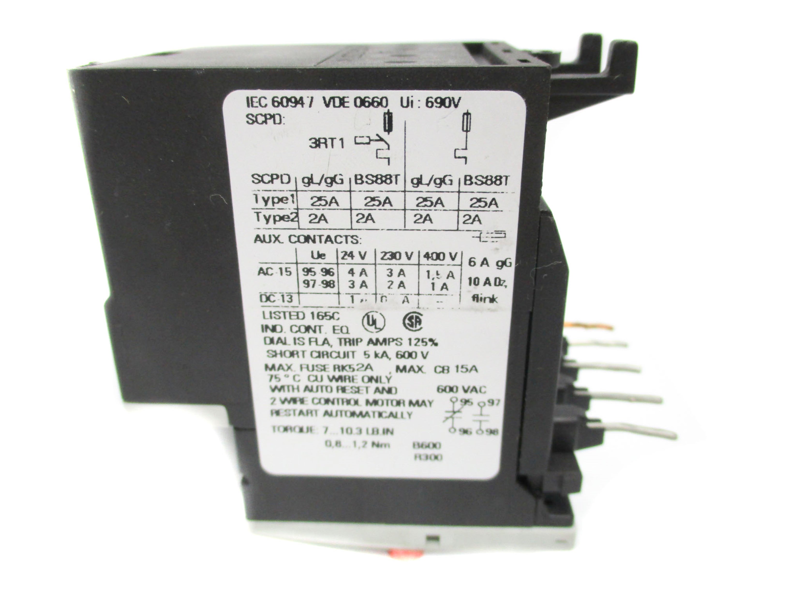 SIEMENS 3RU1116-OFB0 24V NSNP