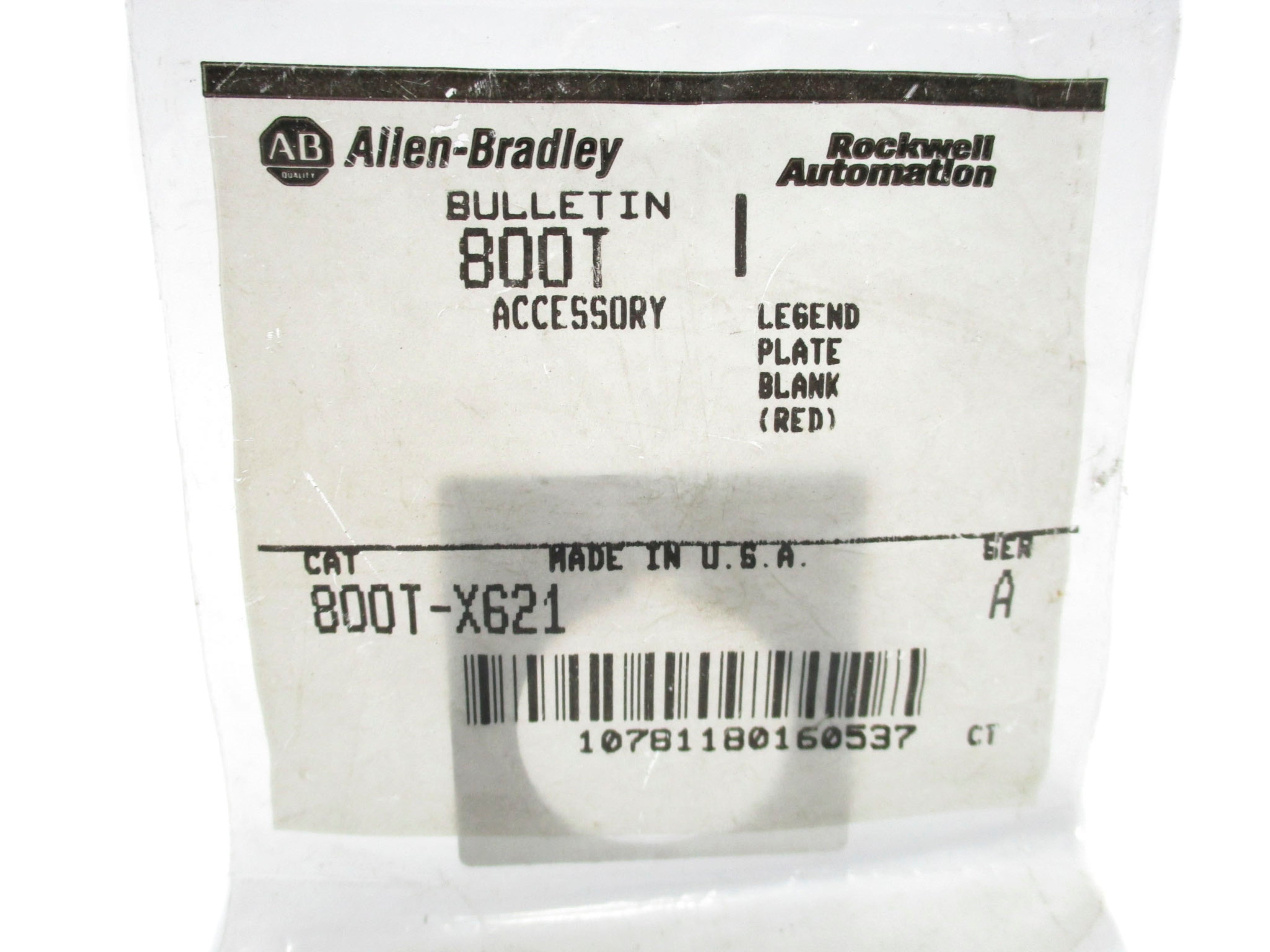 INDUSTRIAL SPARE PART 800T-X621 SER. A NSMP