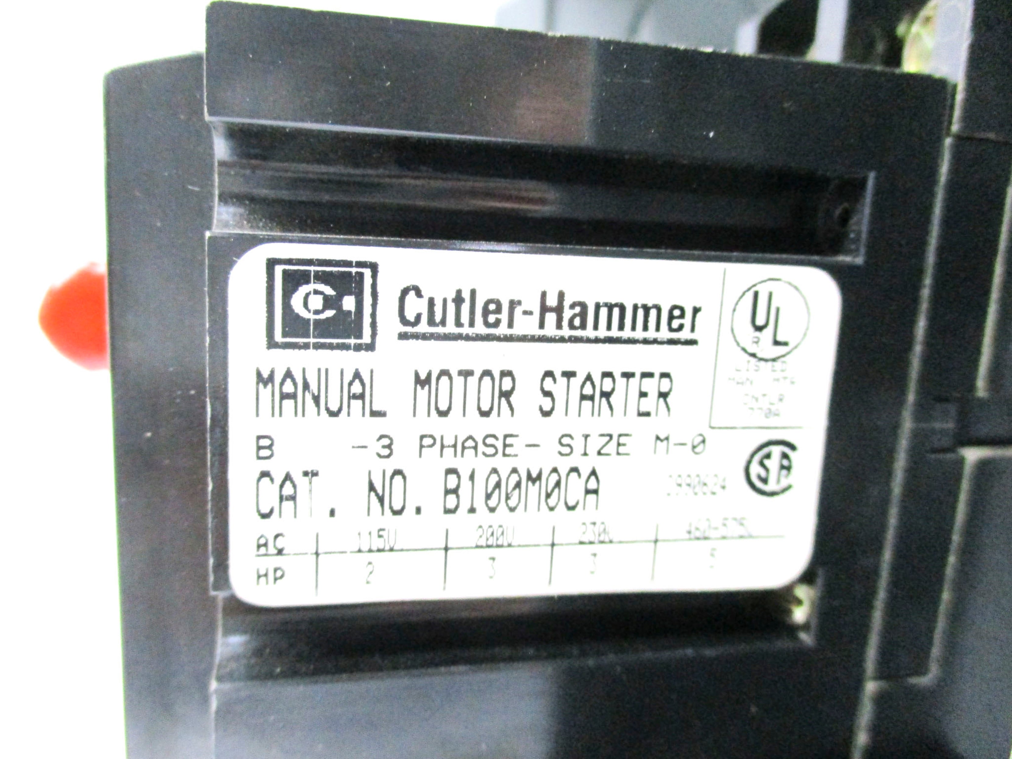 CUTLER HAMMER B100M0CA NSNP