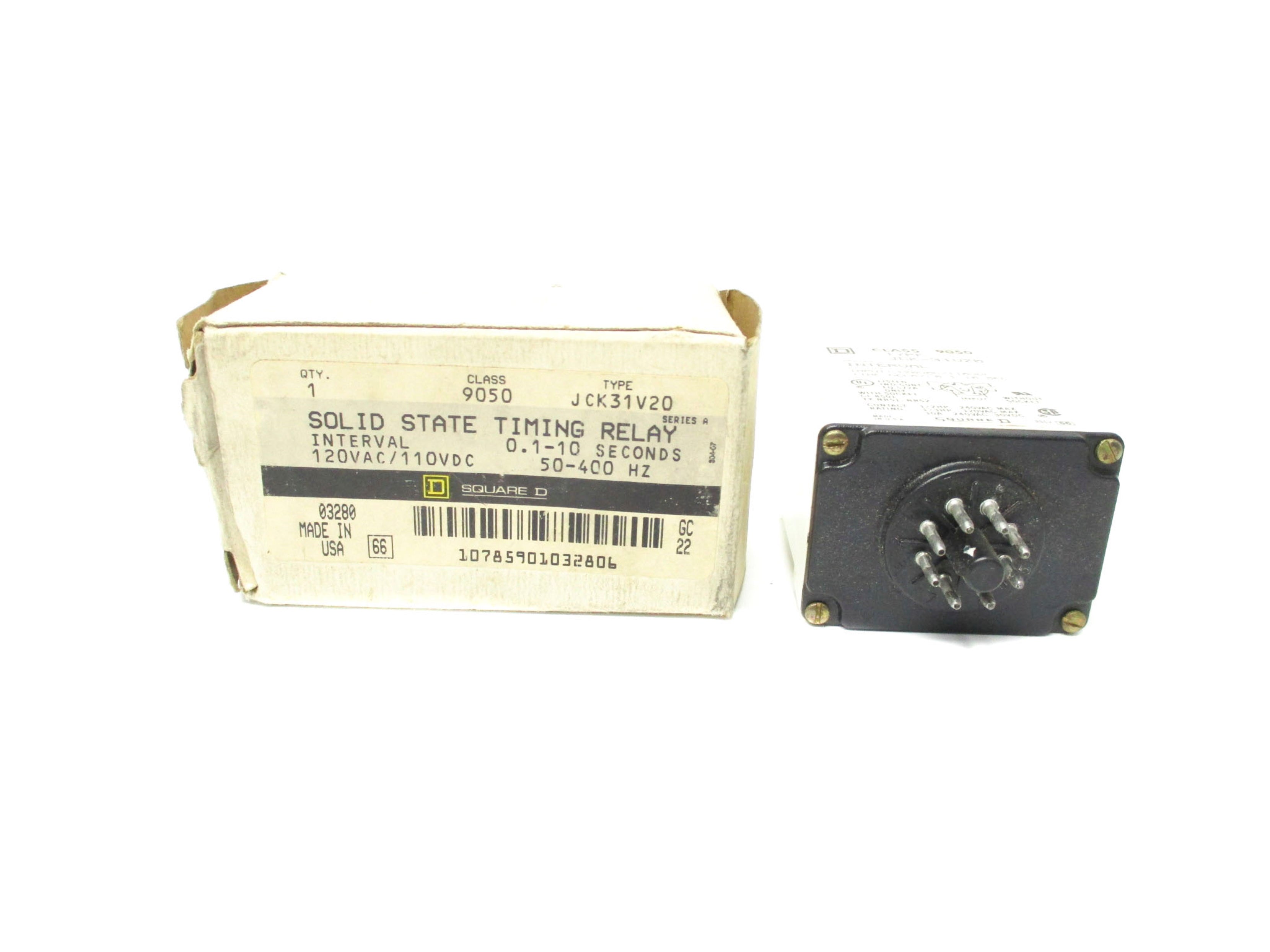 SQUARE D 9050JCK31V20 SER. A 10A 240V NSMP
