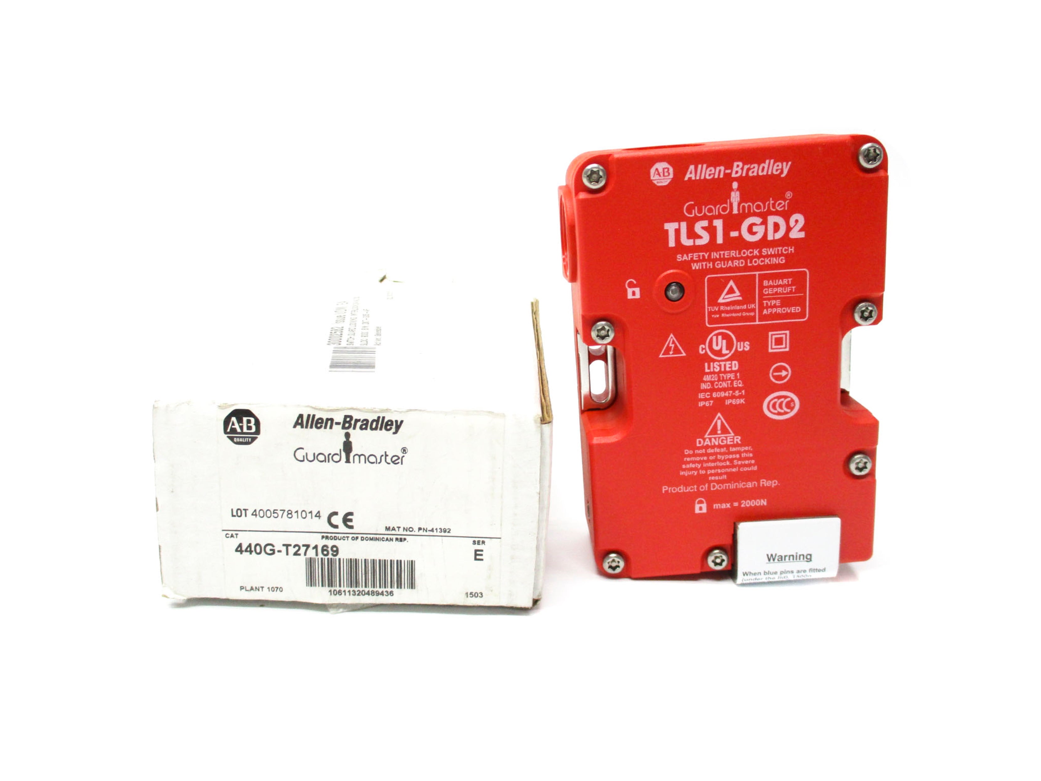 ALLEN BRADLEY 440G-T27169 SER. E (WH) NSMP