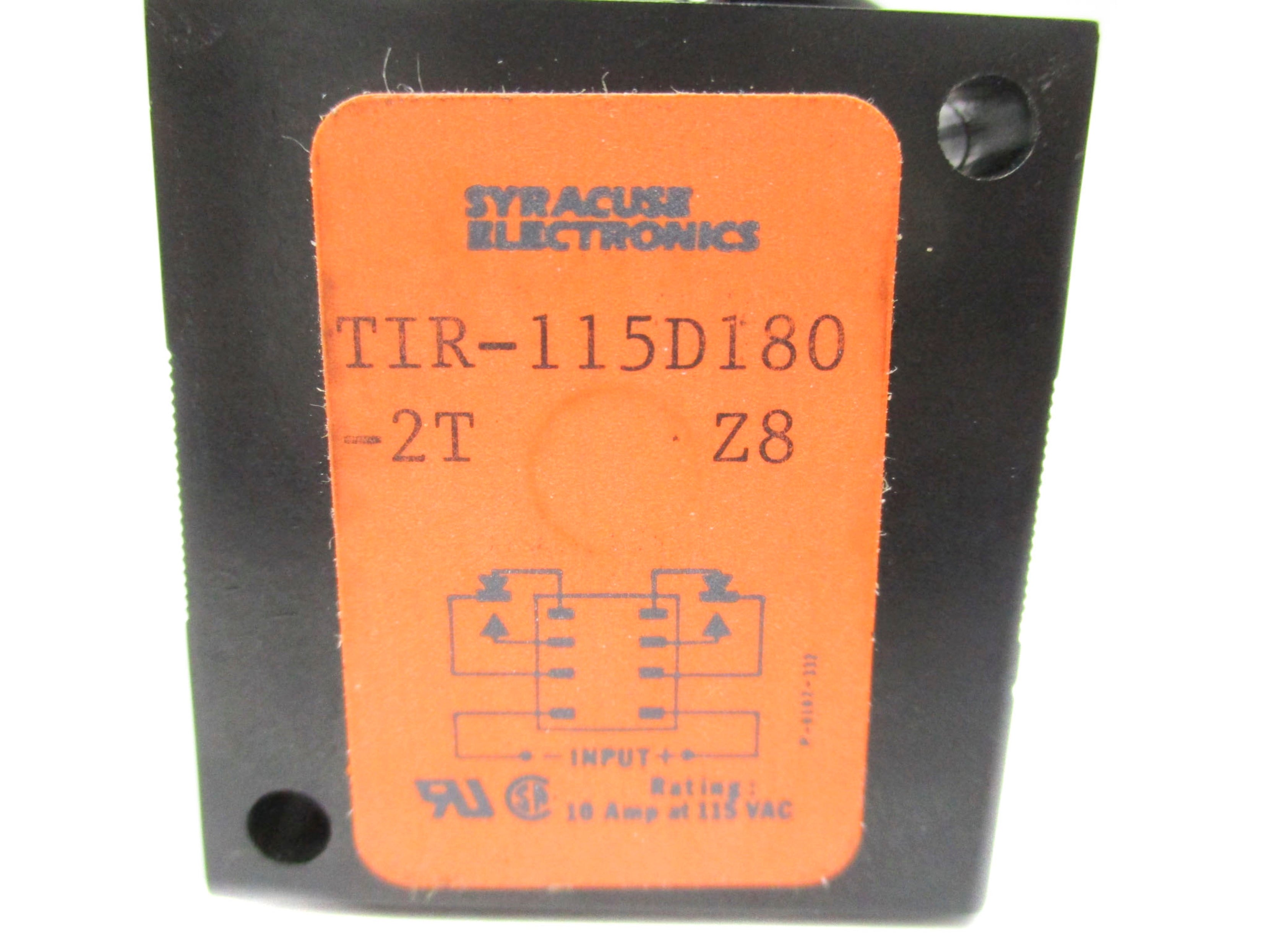 SYRACUSE ELECTRONICS TIR-115D180-2T 110VDC NSMP
