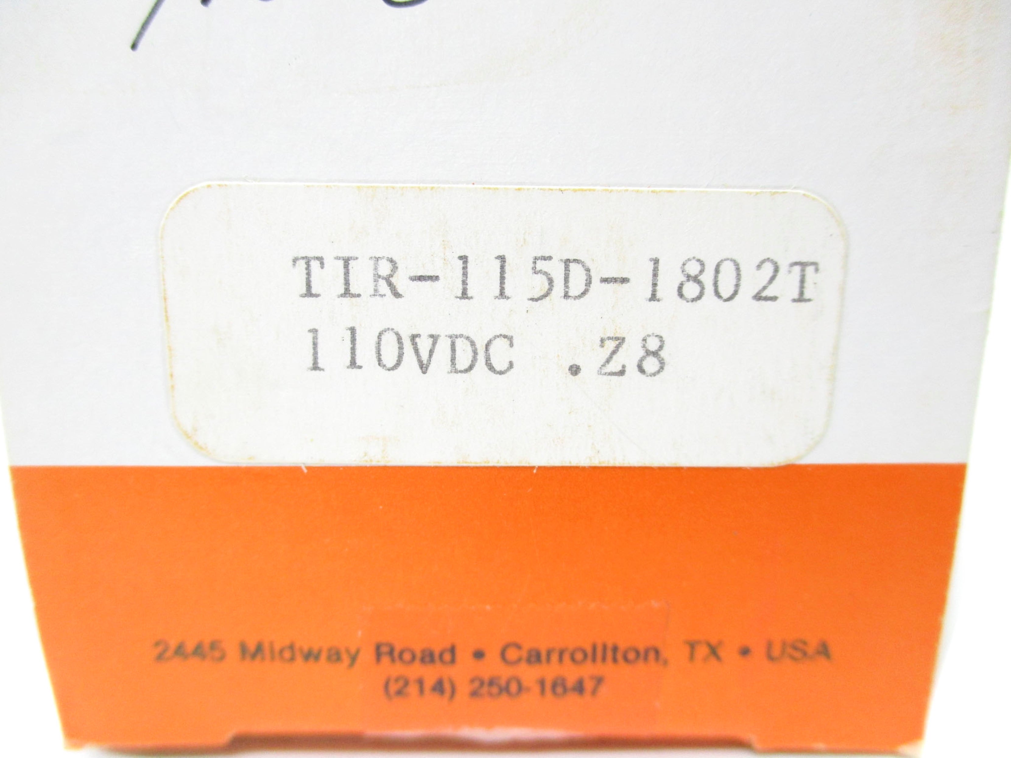 SYRACUSE ELECTRONICS TIR-115D180-2T 110VDC NSMP