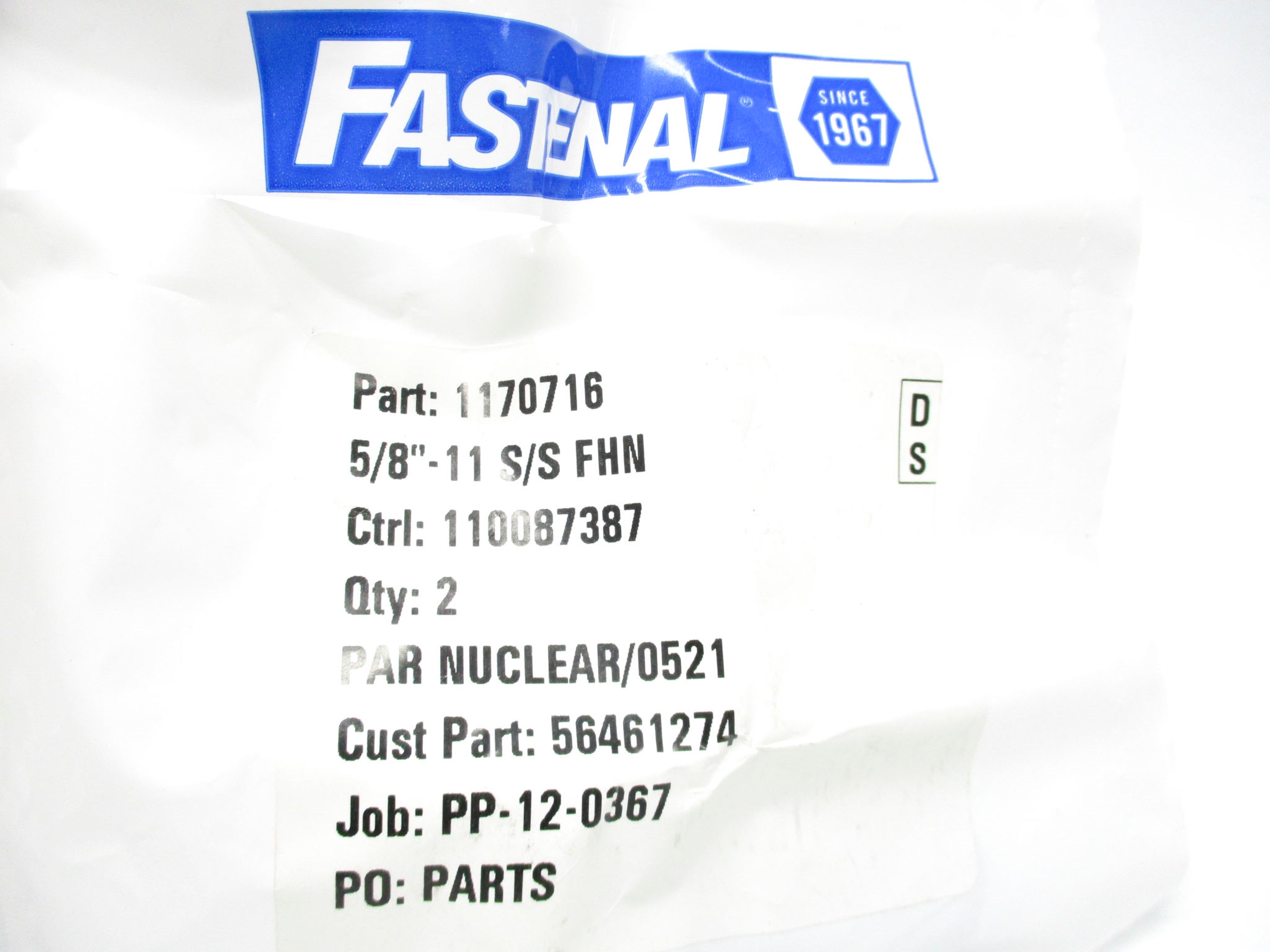 FASTENAL 1170716 (PKG OF 2) NSMP