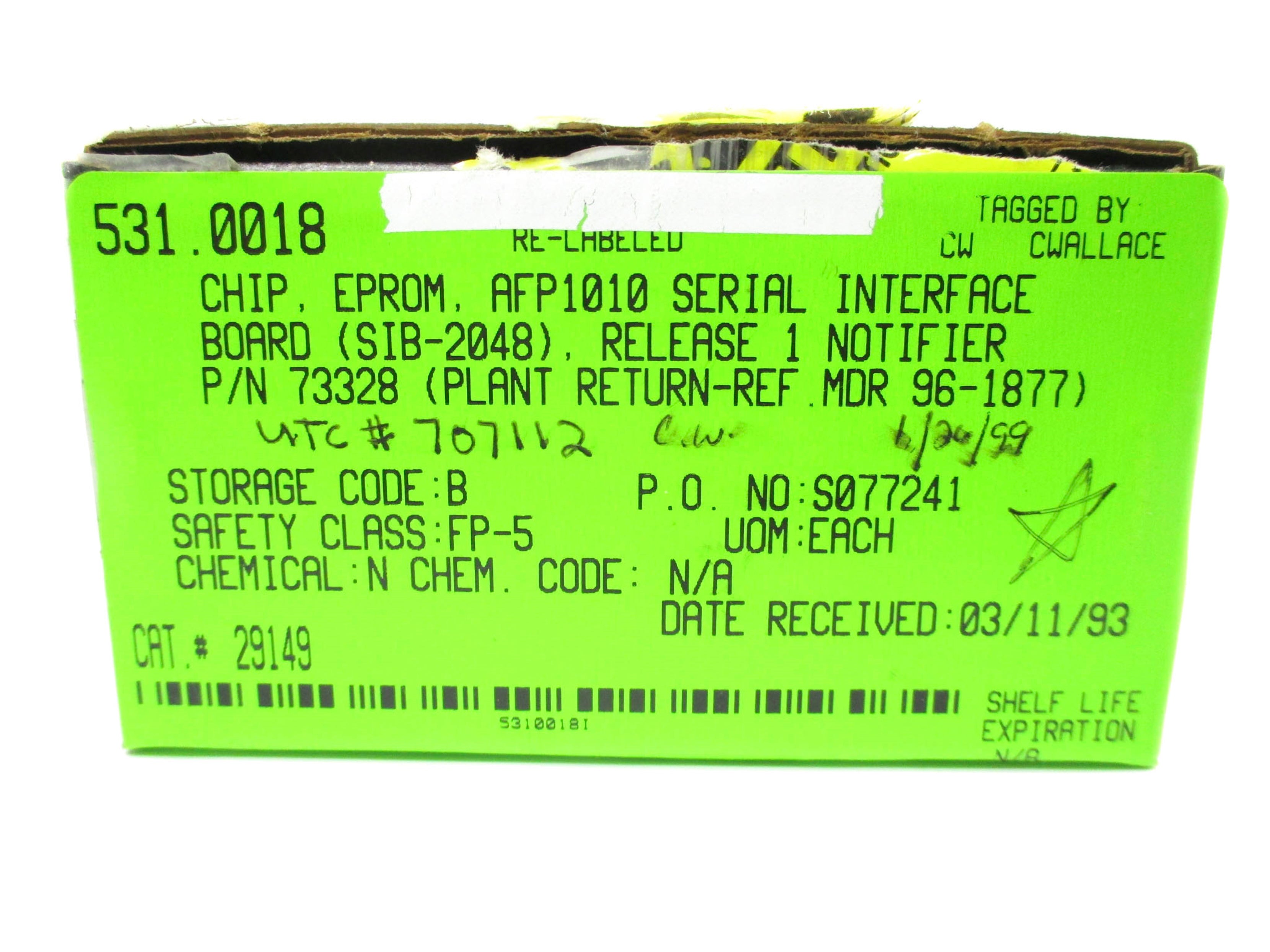 NOTIFIER 73328 SIB-2048 NSMP