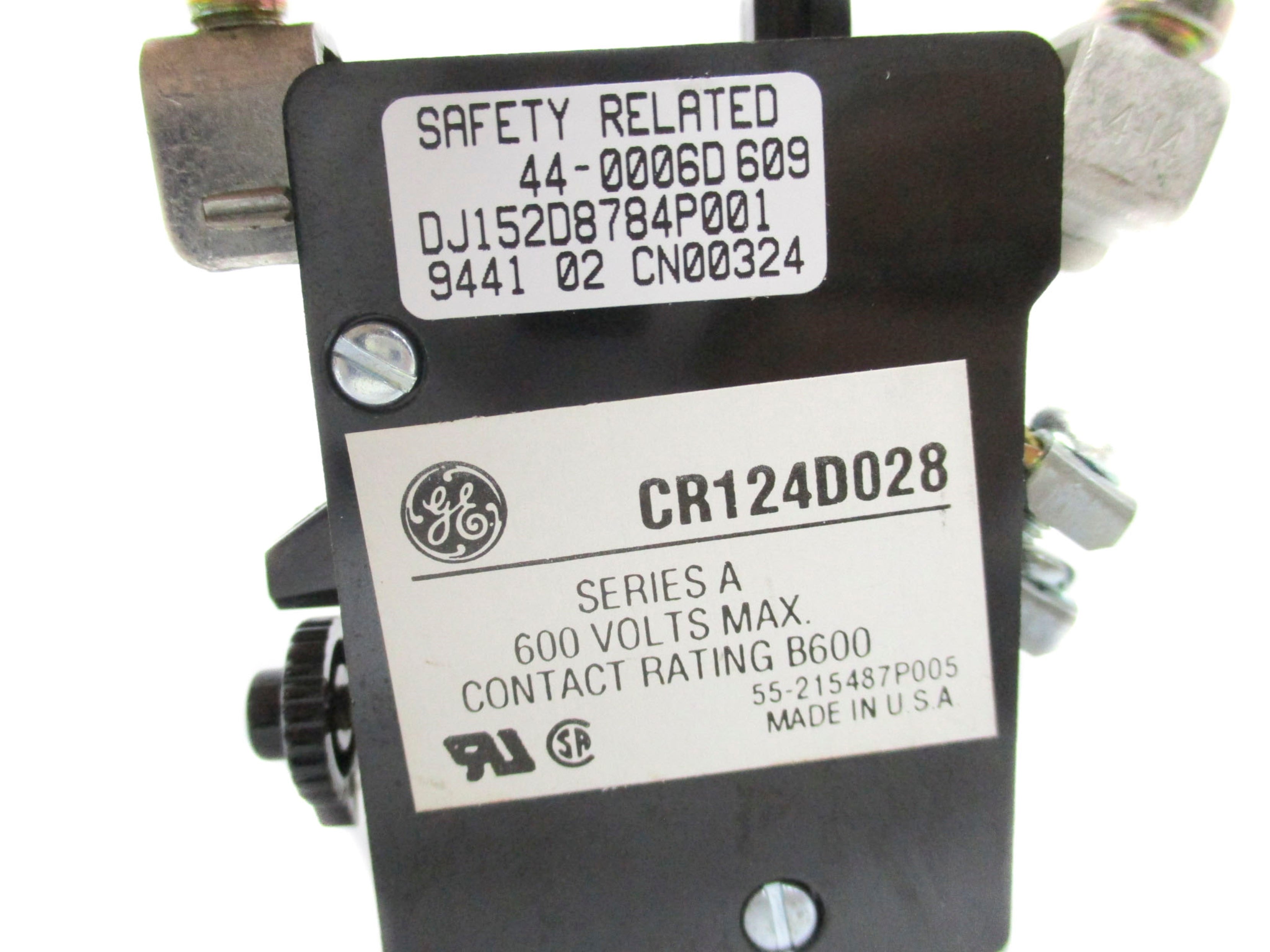 GENERAL ELECTRIC CR124D028 600V SER. A NSNP