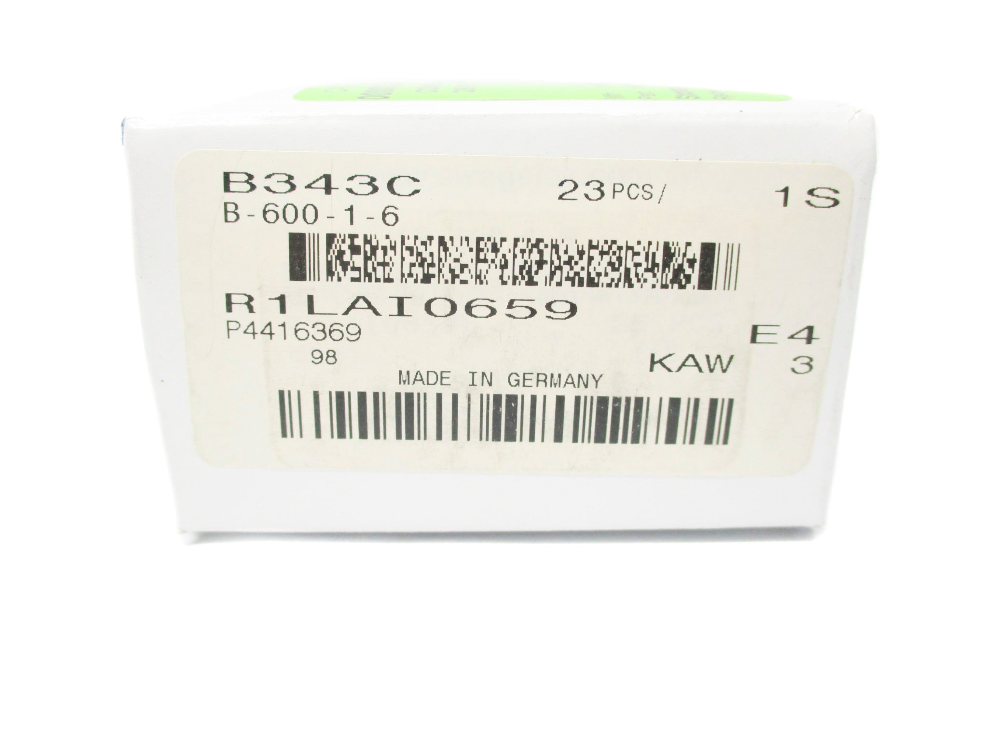 SWAGELOK B-600-1-6 (PKG OF 23) NSMP