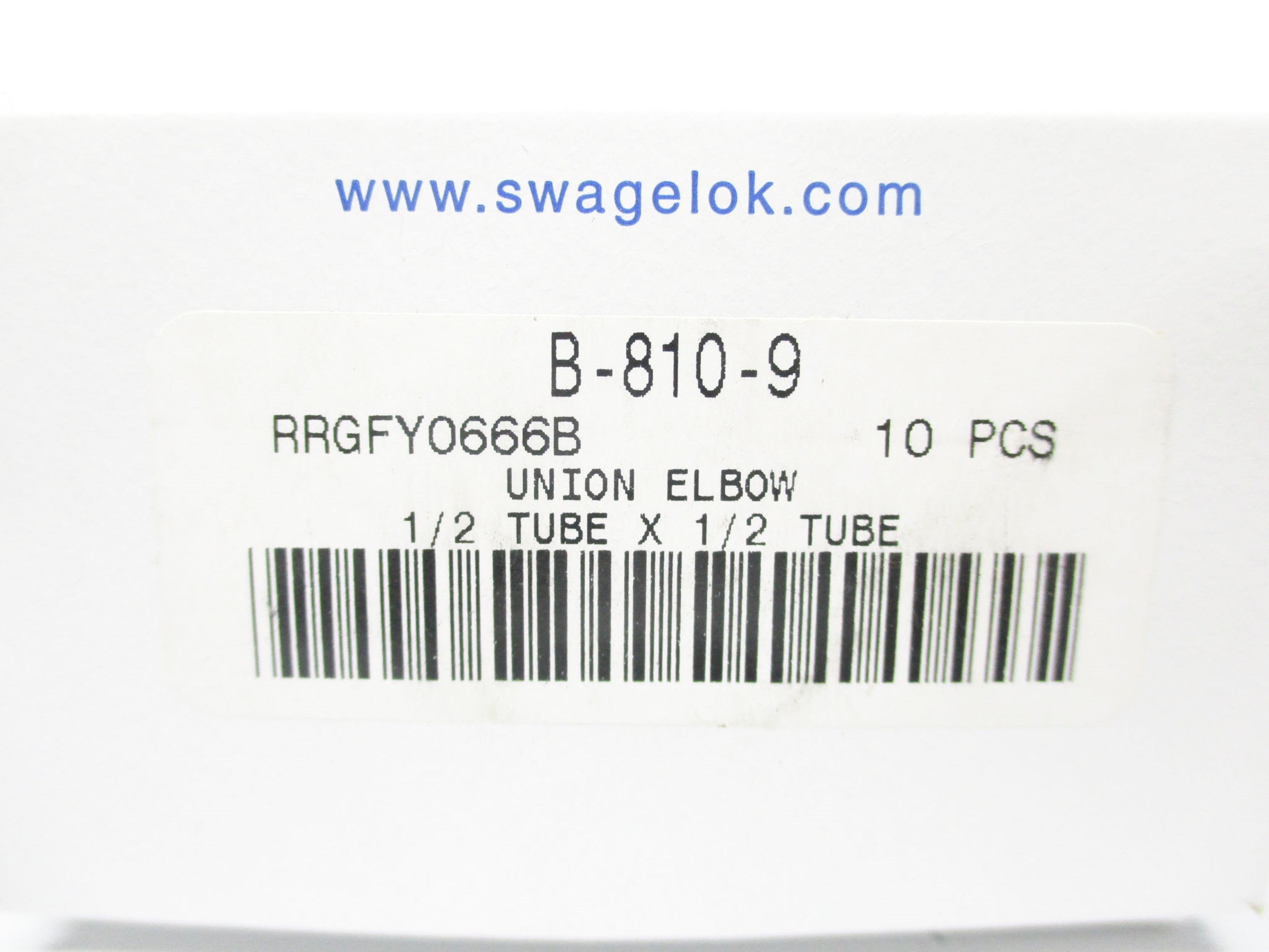 SWAGELOK B-810-9 (PKG OF 10) NSMP