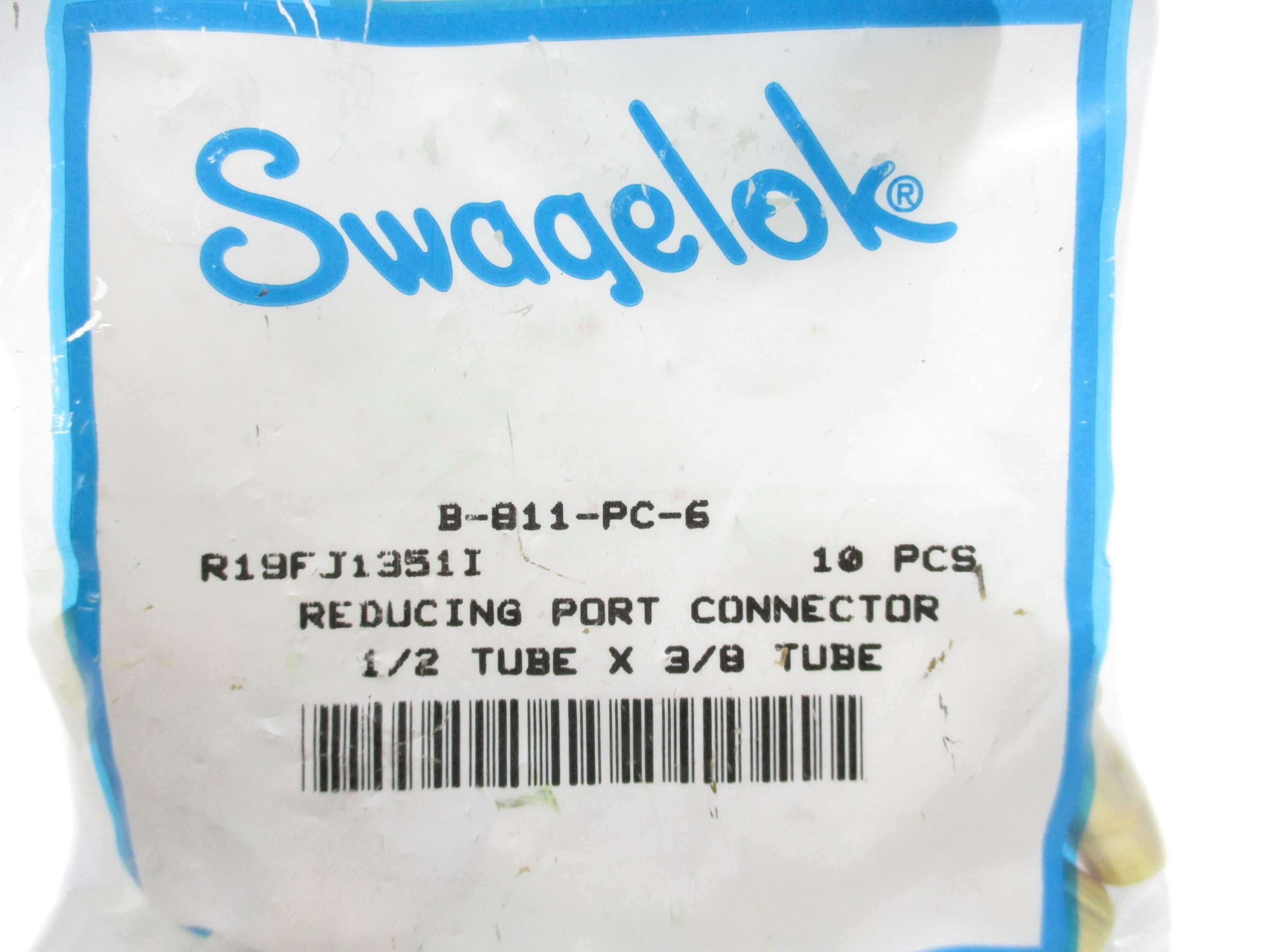 SWAGELOK B-811-PC-6 (PKG OF 10) NSFS