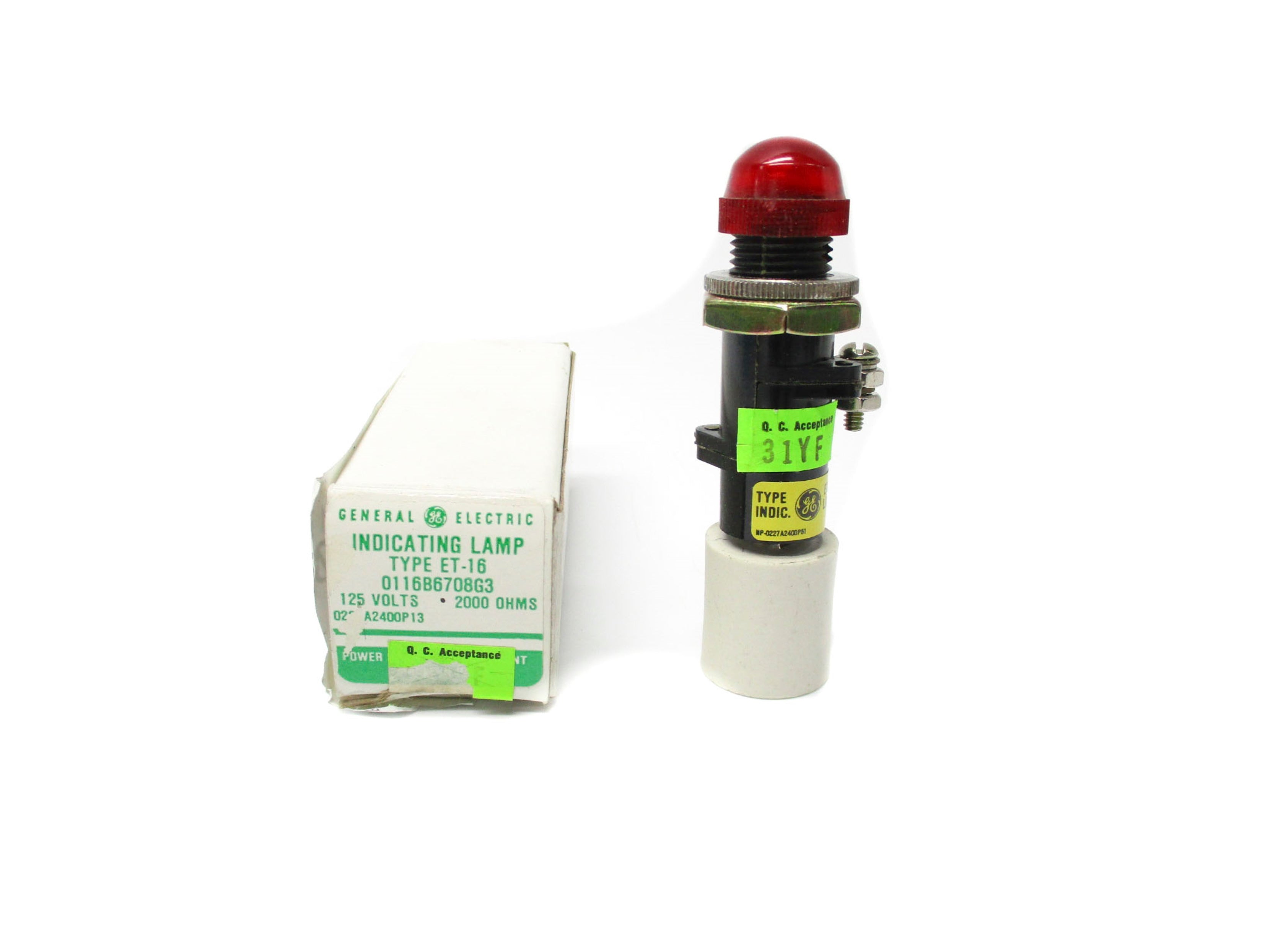 GENERAL ELECTRIC ET-16 0116B6708G3 125V NSMP