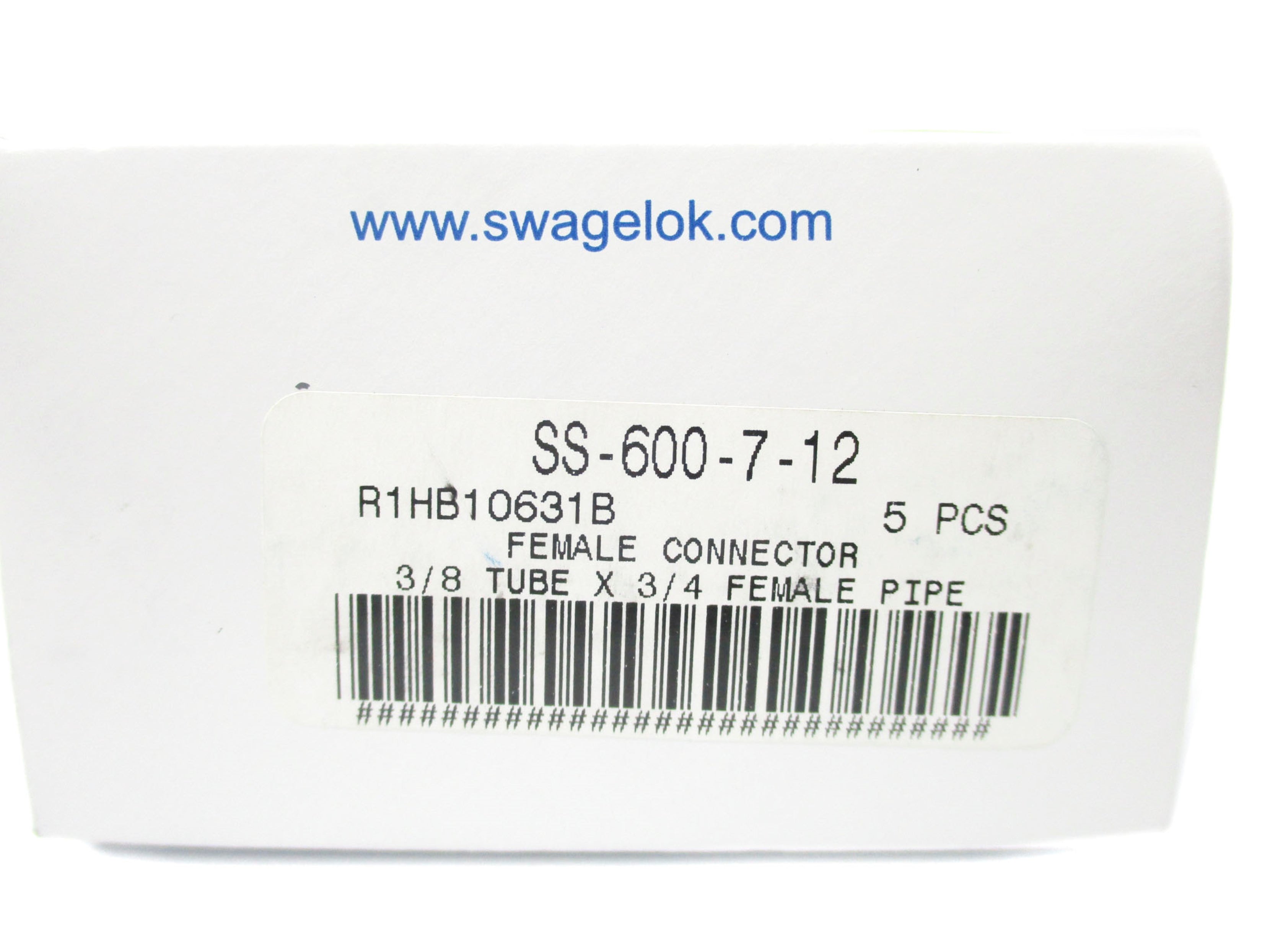 SWAGELOK SS-600-7-12 (PKG OF 5) NSMP