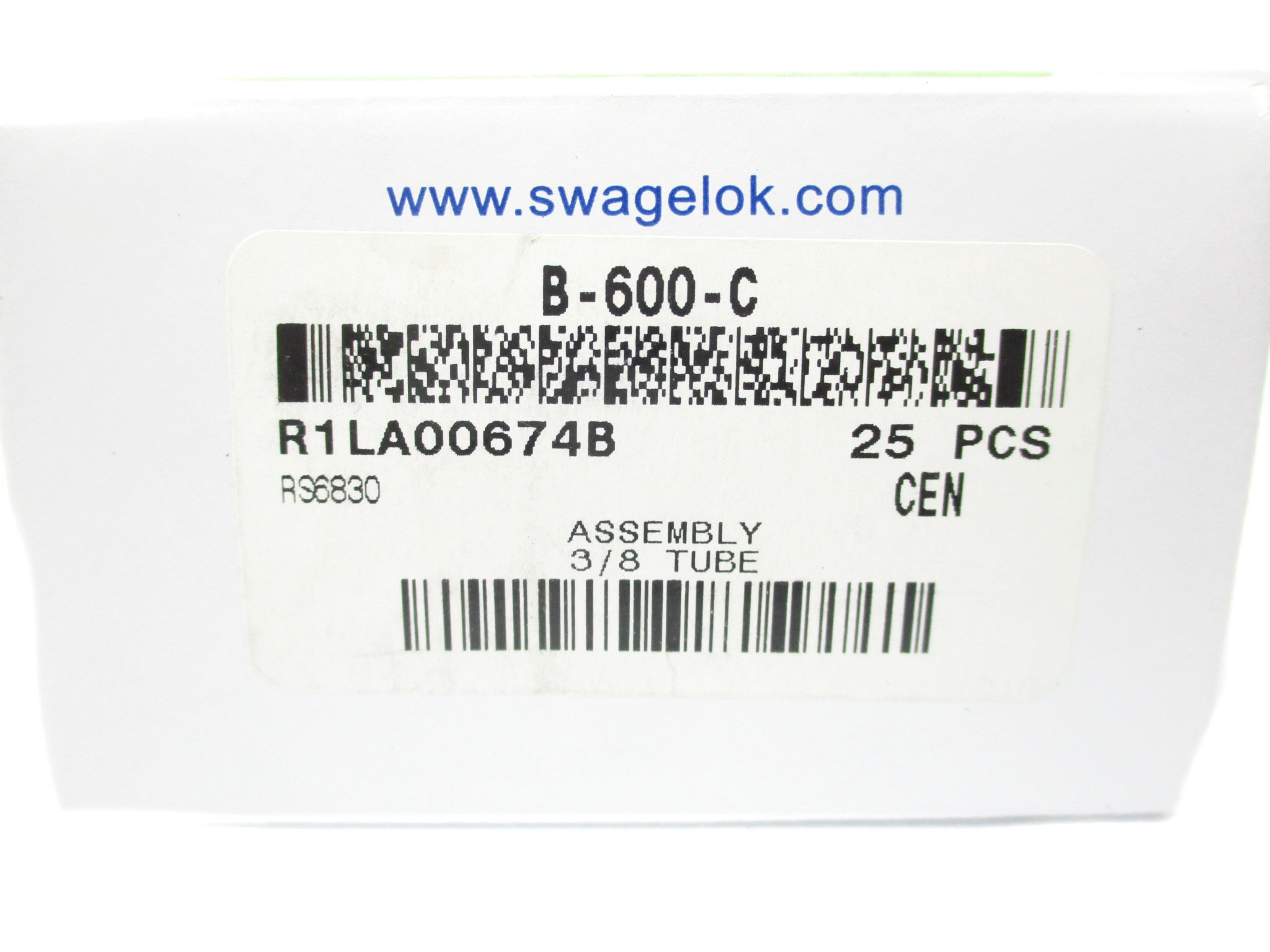SWAGELOK B-600-C (PKG OF 25) NSMP