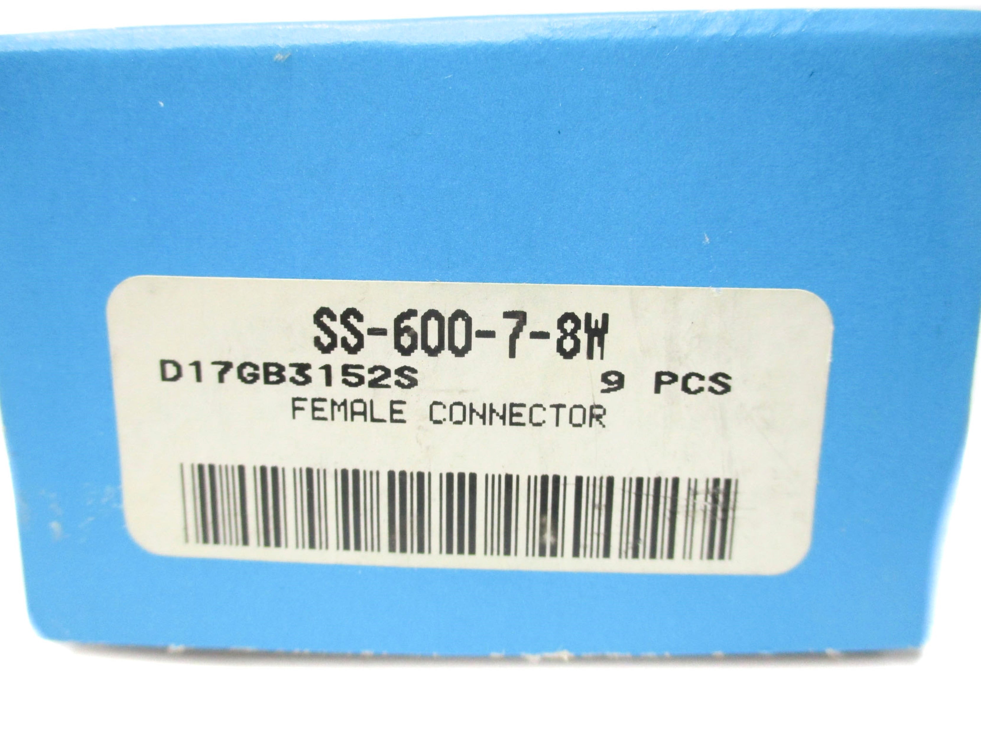 SWAGELOK SS-600-7-8W (PKG OF 9) NSMP