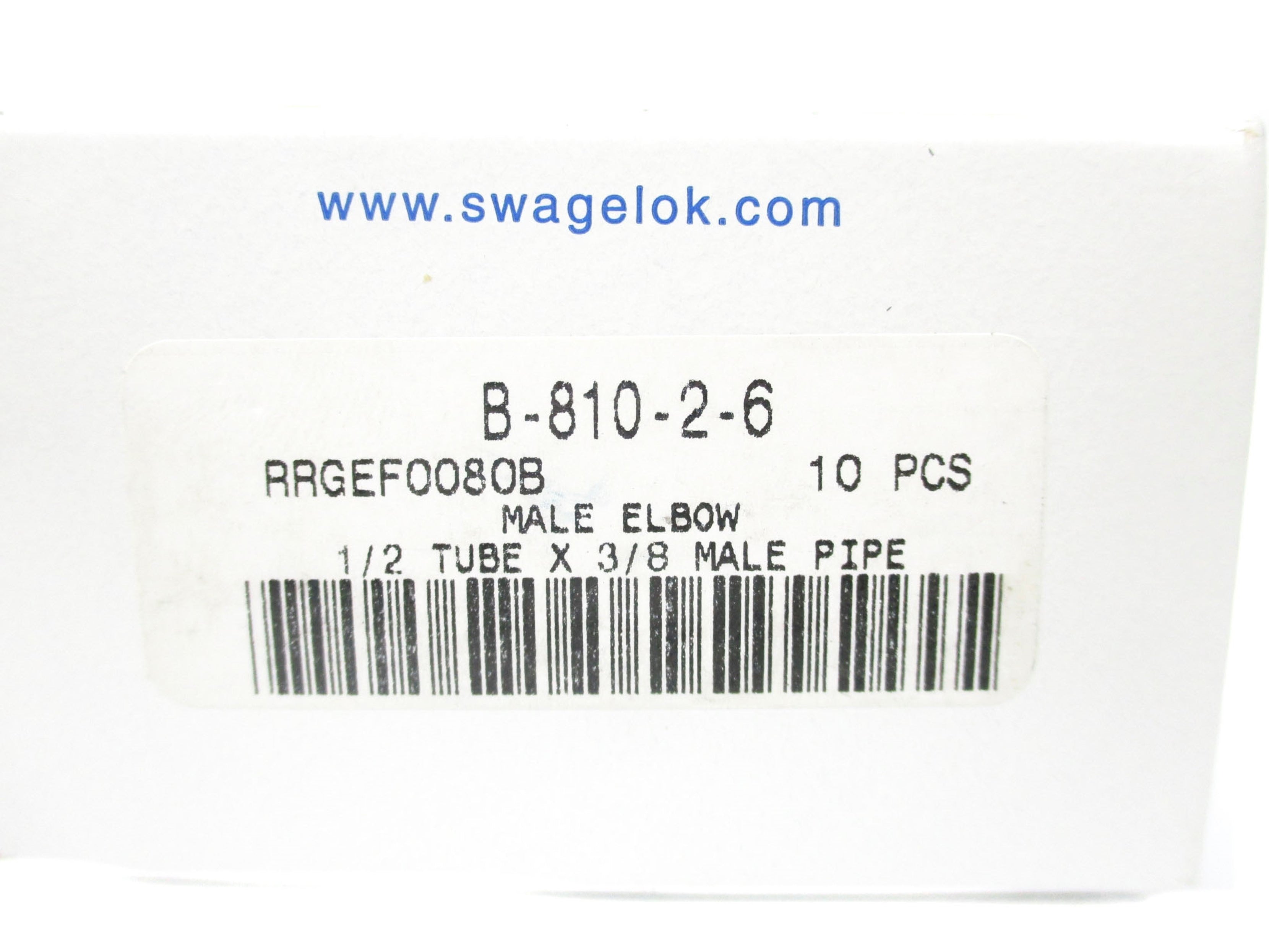 SWAGELOK B-810-2-6 (PKG OF 10) NSMP
