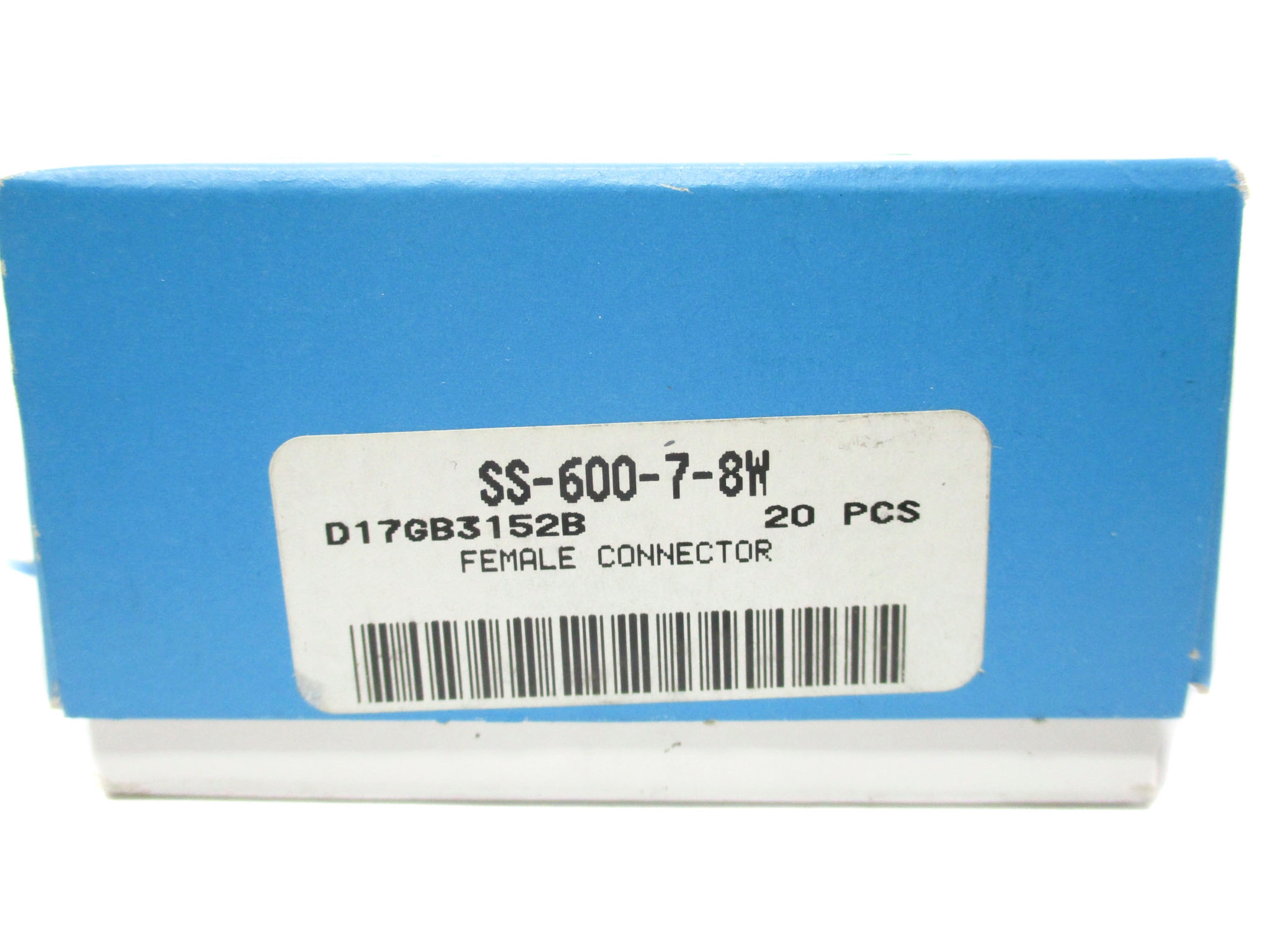 SWAGELOK SS-600-7-8W (PKG OF 20) NSMP