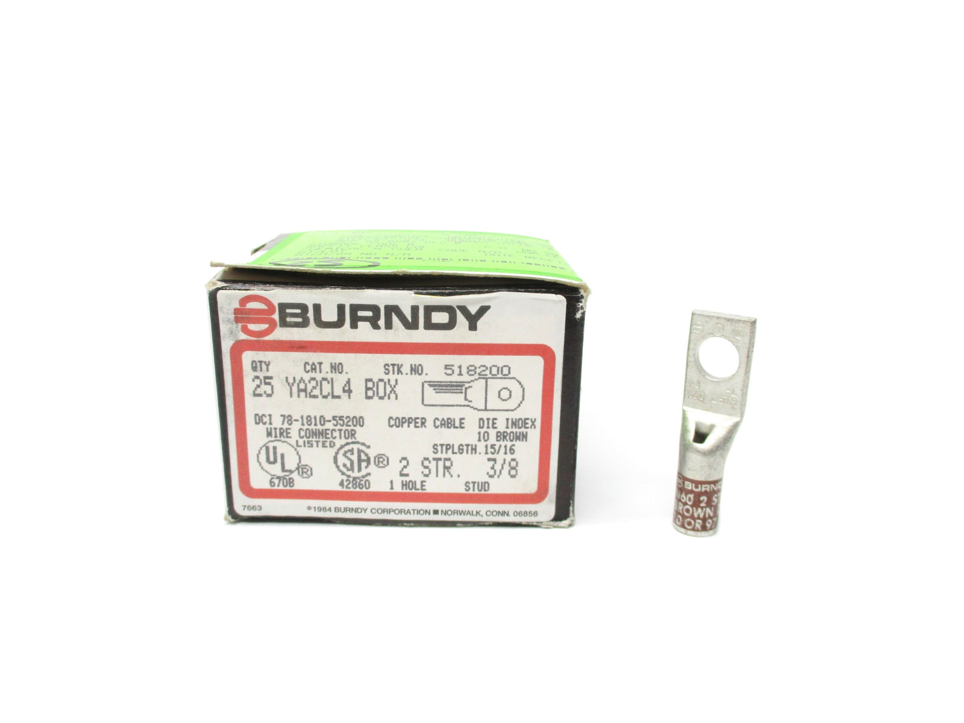 BURNDY YA2CL4 (PKG OF 25) NSMP