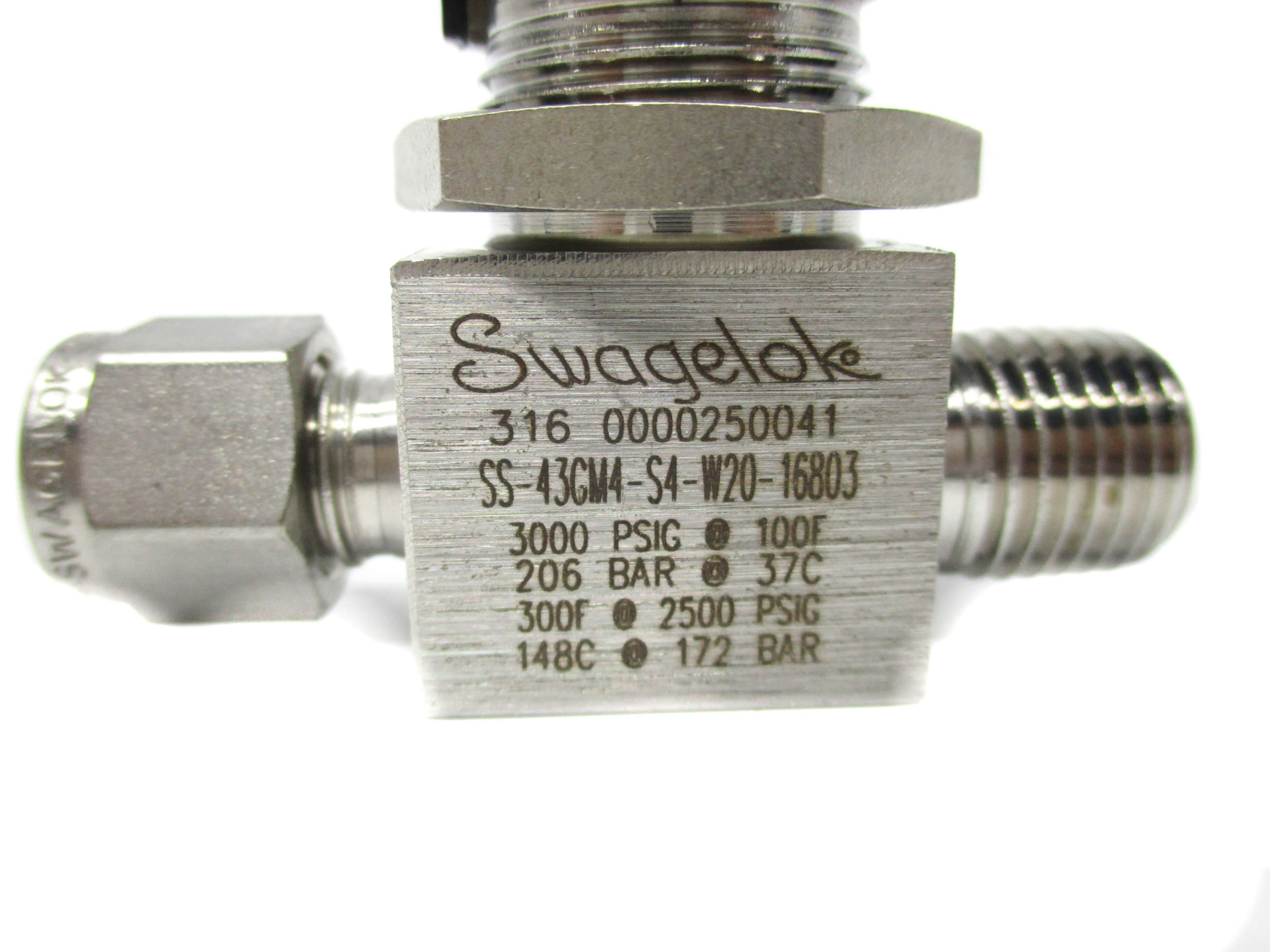 SWAGELOK SS-43GM4-S4-W20-16803 NSNP