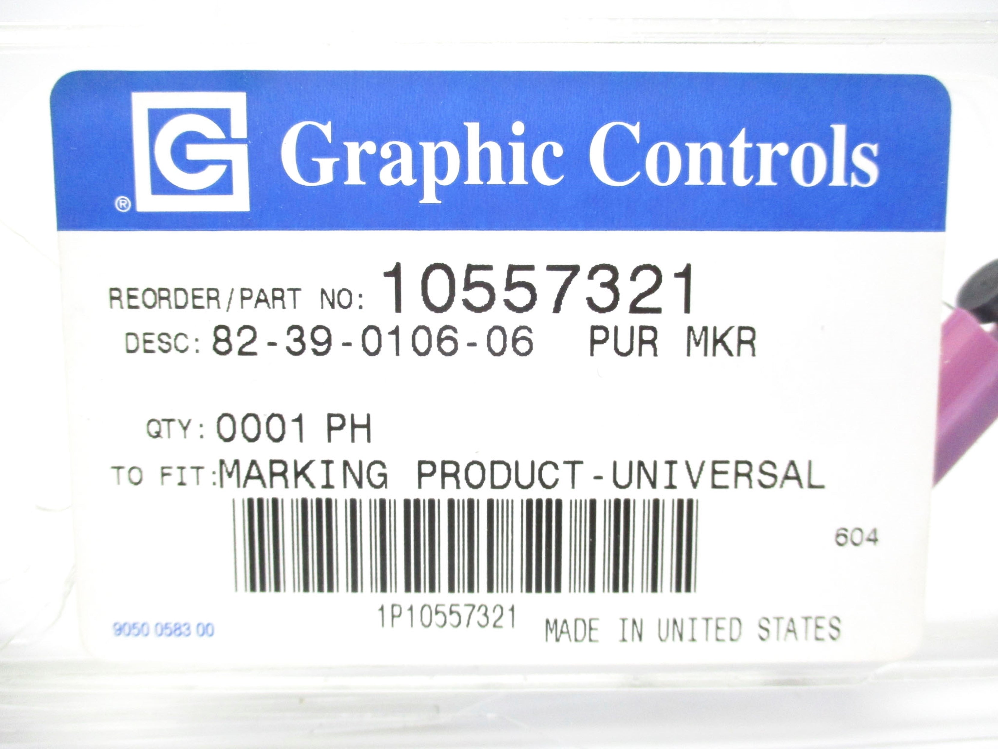 GRAPHIC CONTROLS 10557321 (PKG OF 6) NSMP