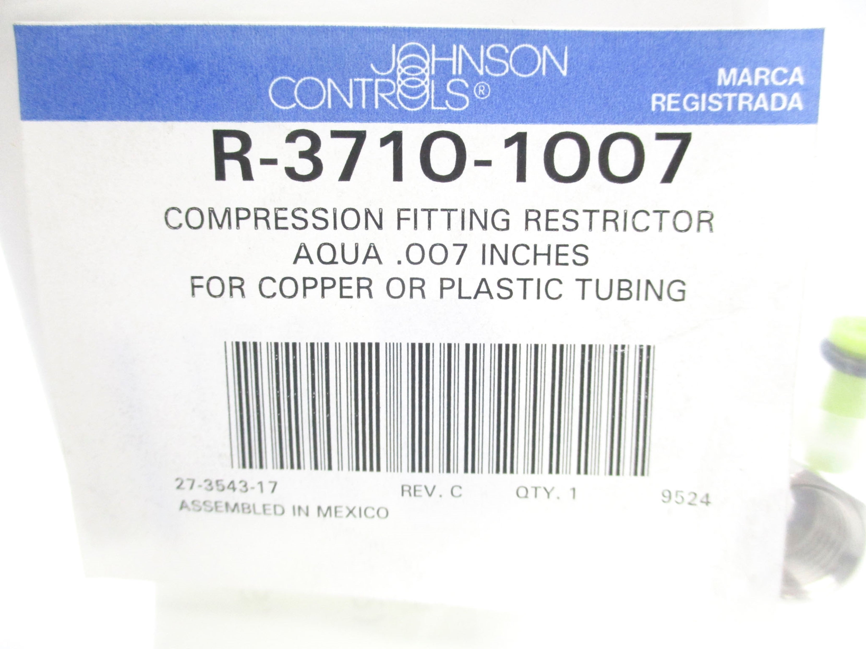 JOHNSON CONTROLS R-3710-1007 NSMP