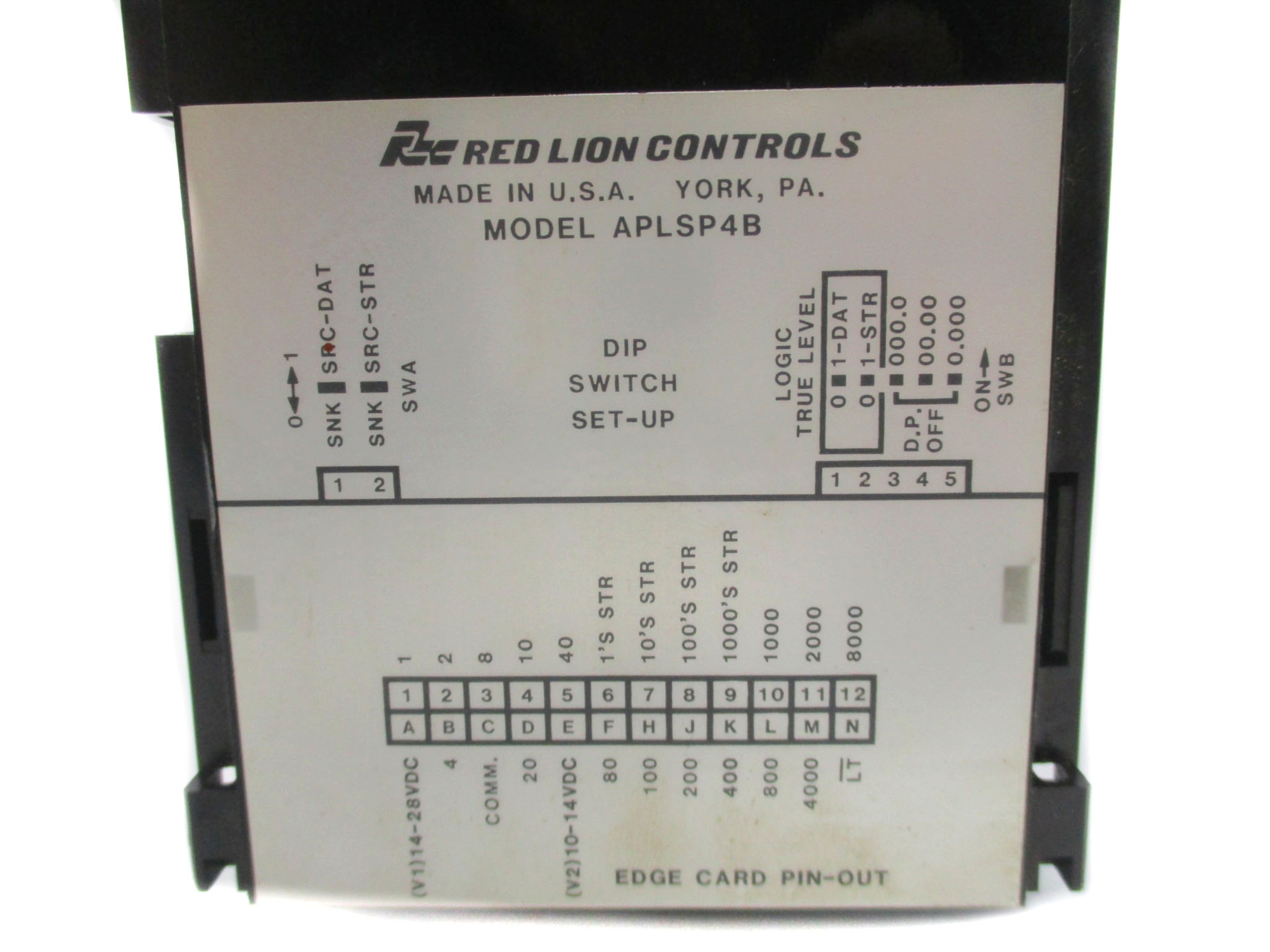 RED LION CONTROLS APLSP4B0 14-28VDC UNMP