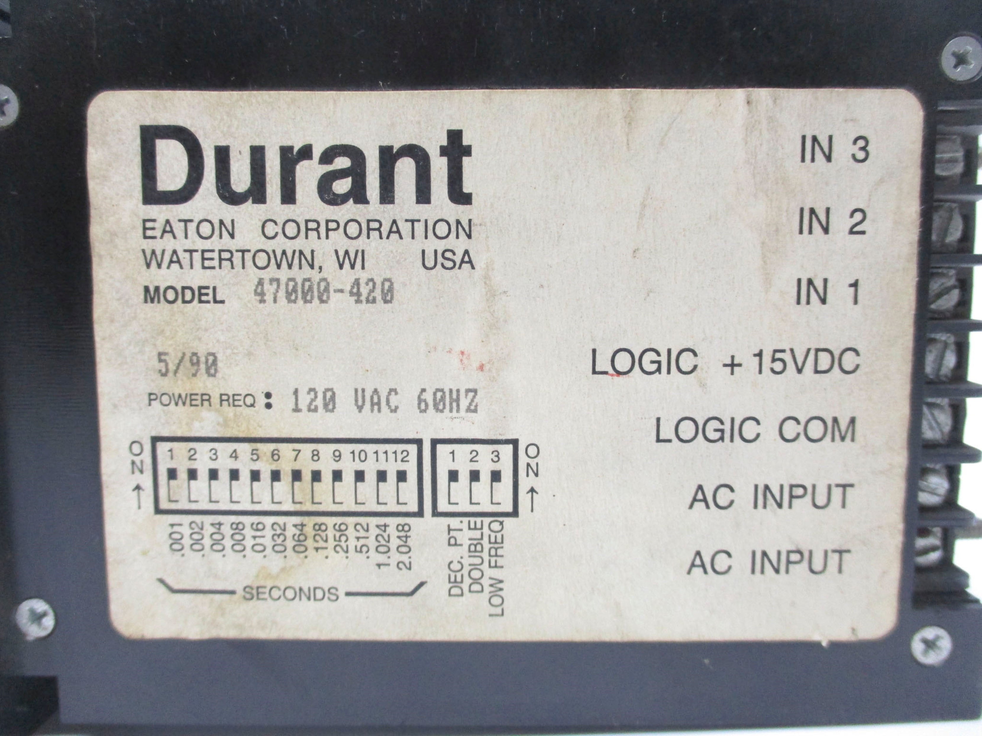 DURANT 47000-420 UNMP