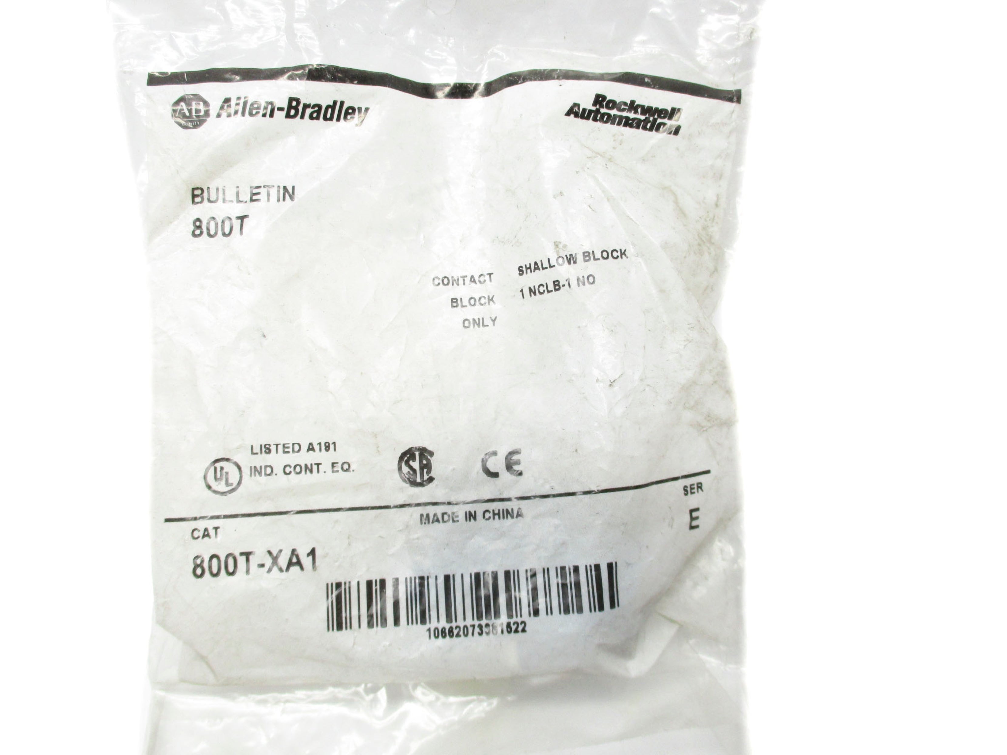 INDUSTRIAL SPARE PART 800T-XA1 SER. E NSMP