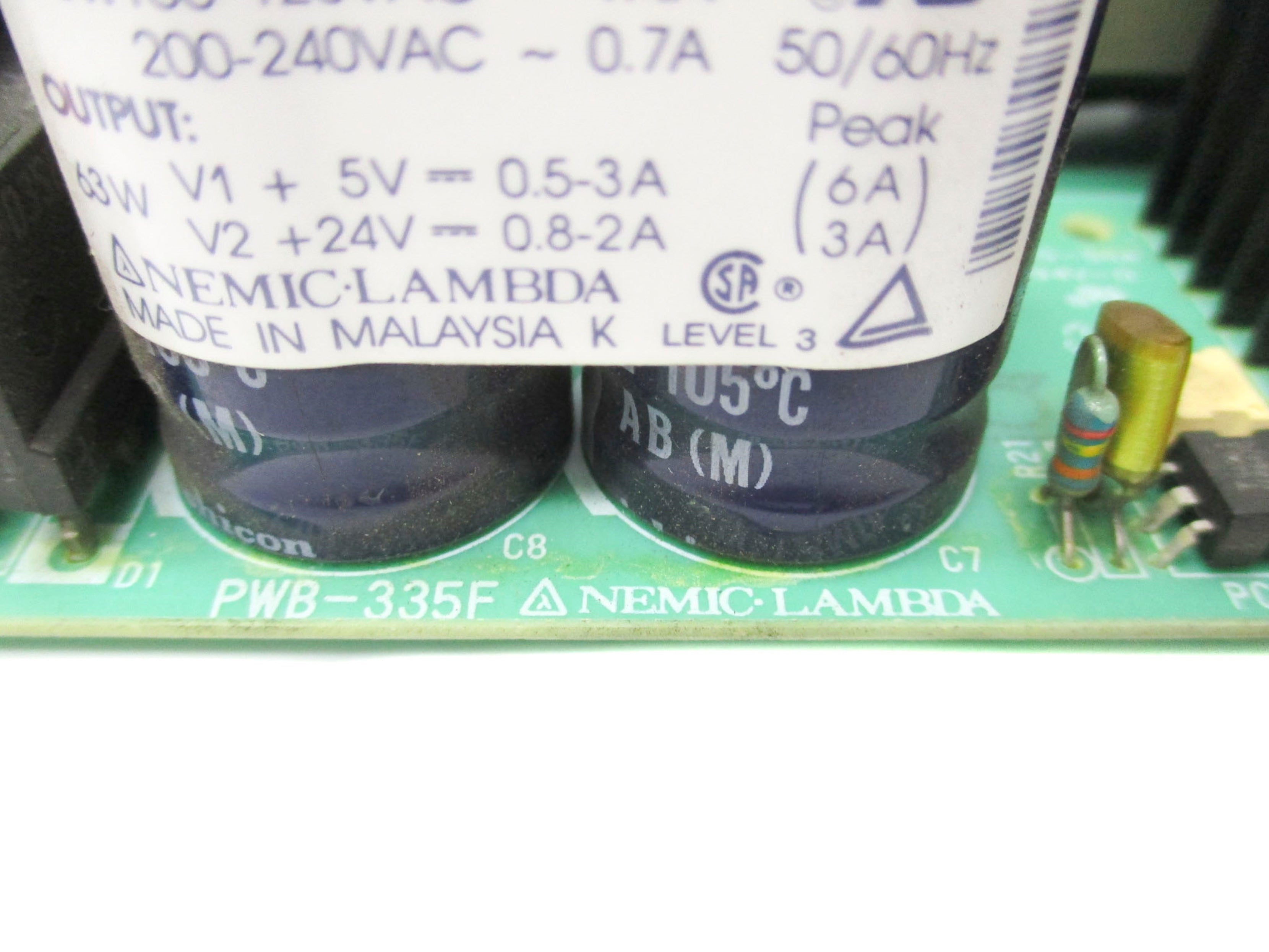 NEMIC-LAMBDA PWB-335F UNMP